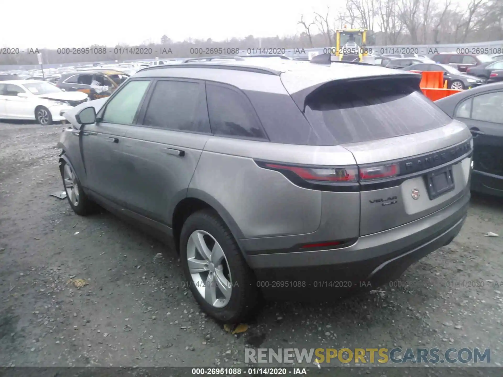 3 Photograph of a damaged car SALYB2EX4KA215630 LAND ROVER RANGE ROVER VELAR 2019