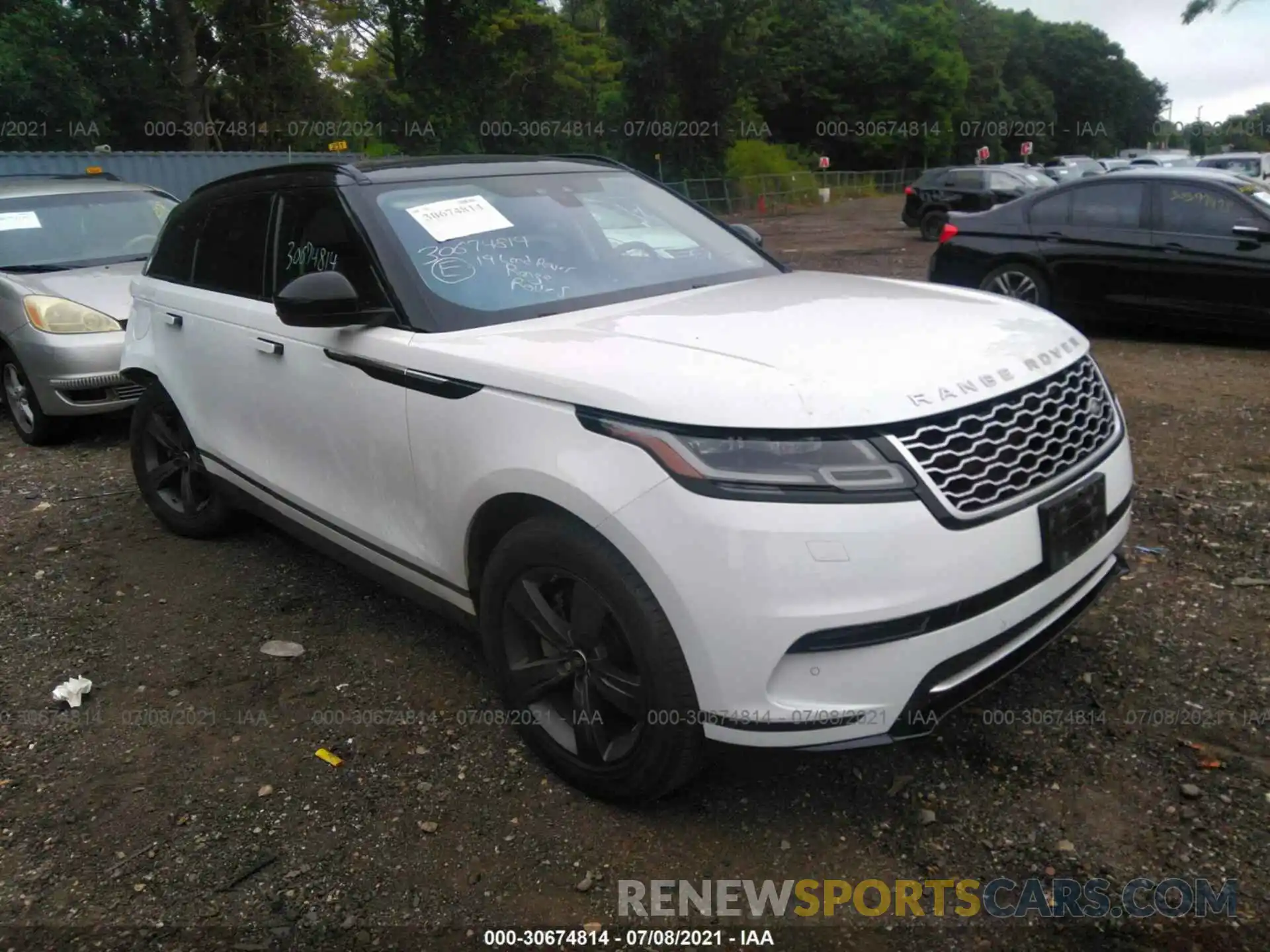 1 Photograph of a damaged car SALYB2EX4KA783943 LAND ROVER RANGE ROVER VELAR 2019