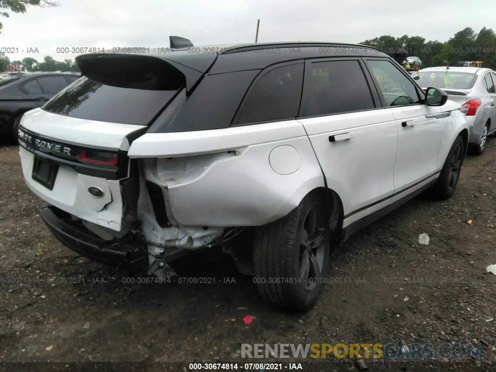 4 Фотография поврежденного автомобиля SALYB2EX4KA783943 LAND ROVER RANGE ROVER VELAR 2019