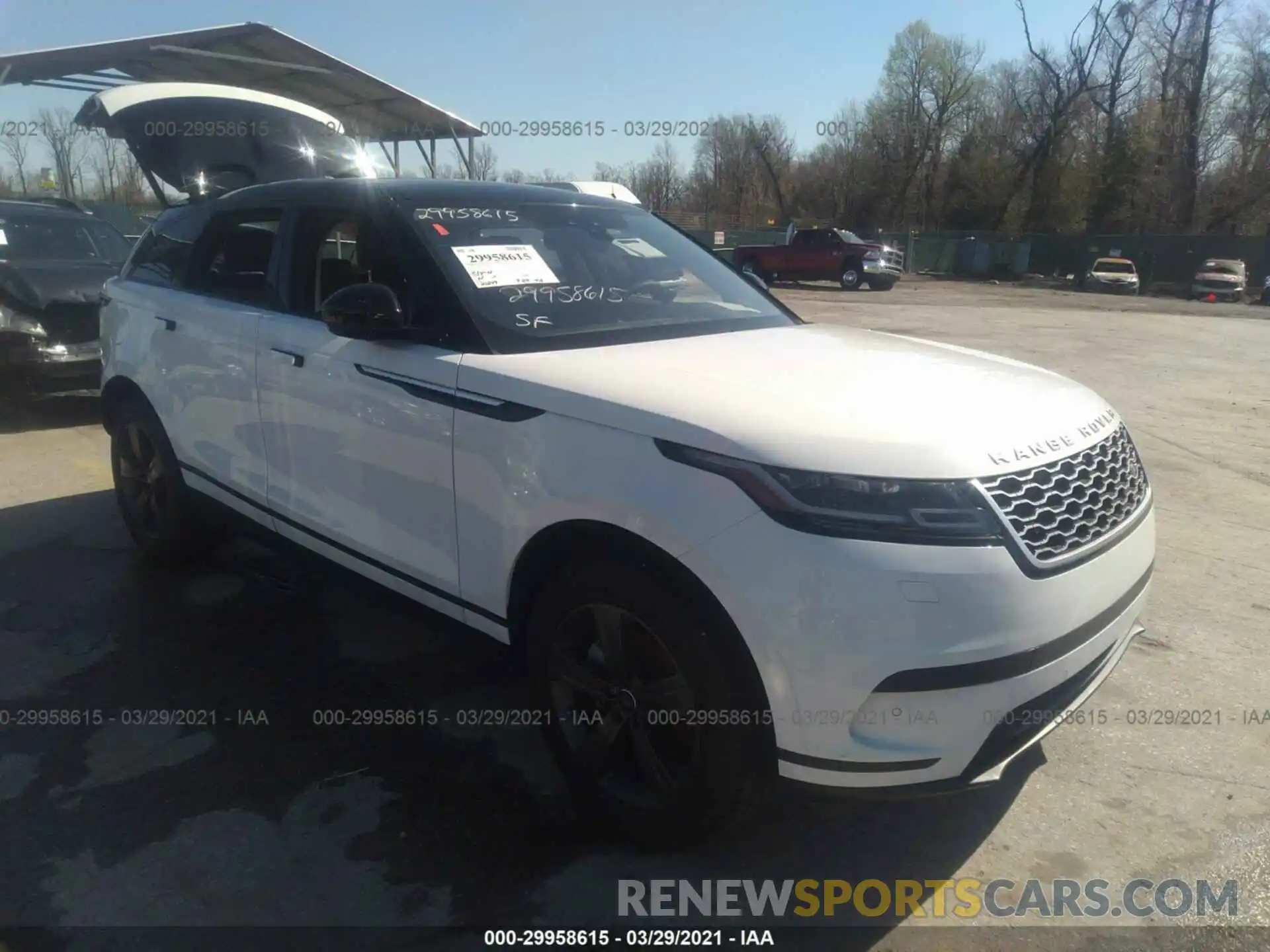 1 Photograph of a damaged car SALYB2EX4KA797745 LAND ROVER RANGE ROVER VELAR 2019