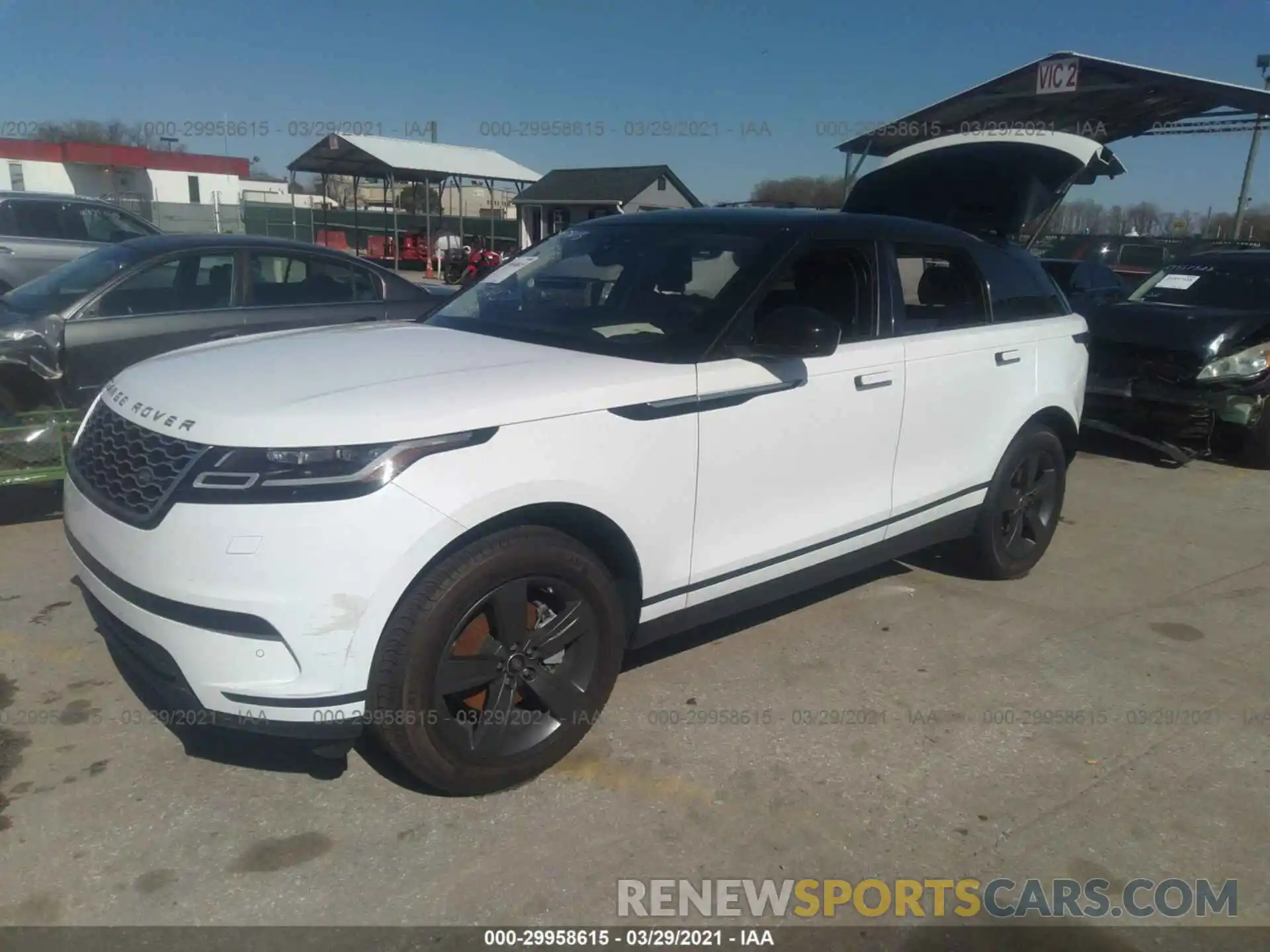 2 Фотография поврежденного автомобиля SALYB2EX4KA797745 LAND ROVER RANGE ROVER VELAR 2019