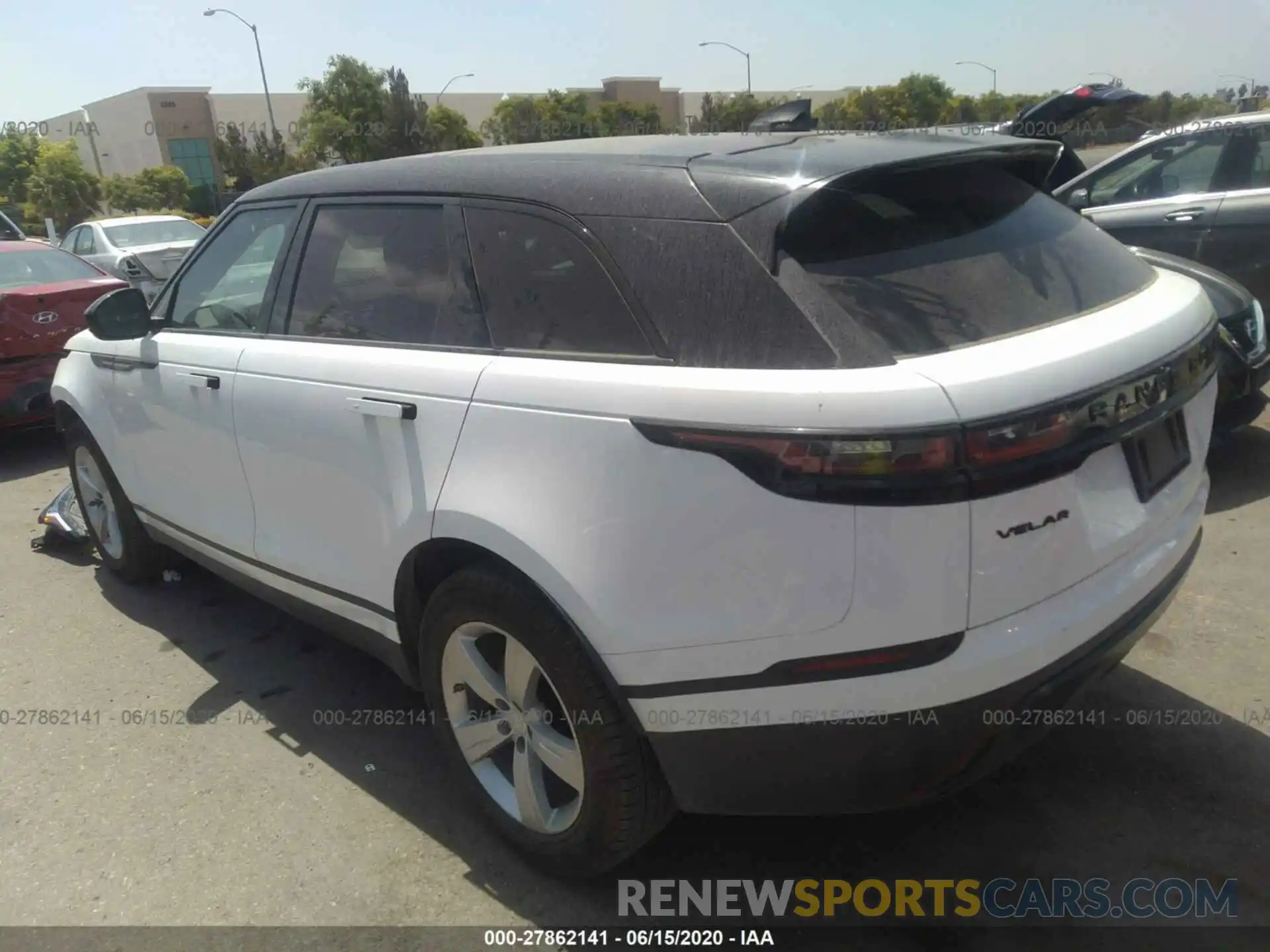 3 Photograph of a damaged car SALYB2EX5KA203700 LAND ROVER RANGE ROVER VELAR 2019