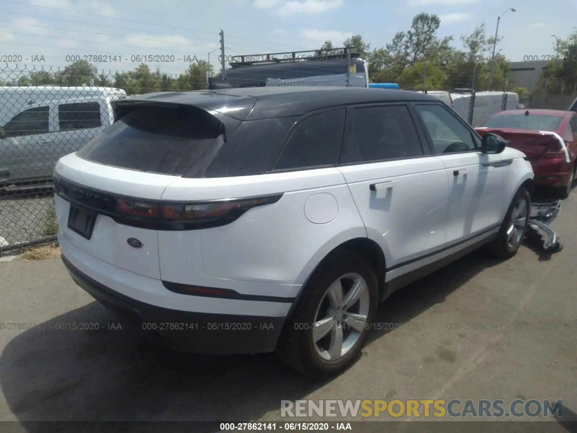 4 Photograph of a damaged car SALYB2EX5KA203700 LAND ROVER RANGE ROVER VELAR 2019