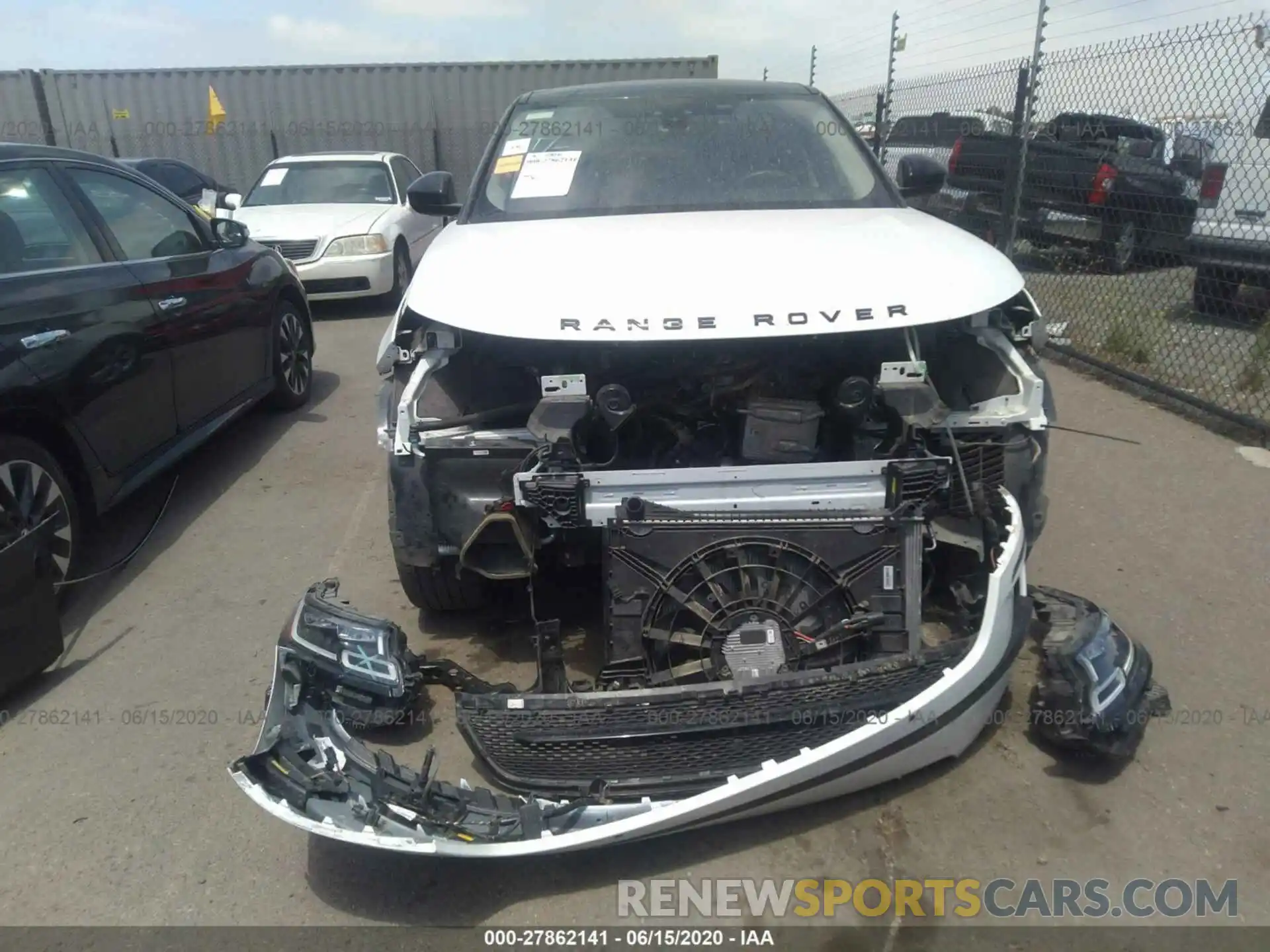 6 Photograph of a damaged car SALYB2EX5KA203700 LAND ROVER RANGE ROVER VELAR 2019