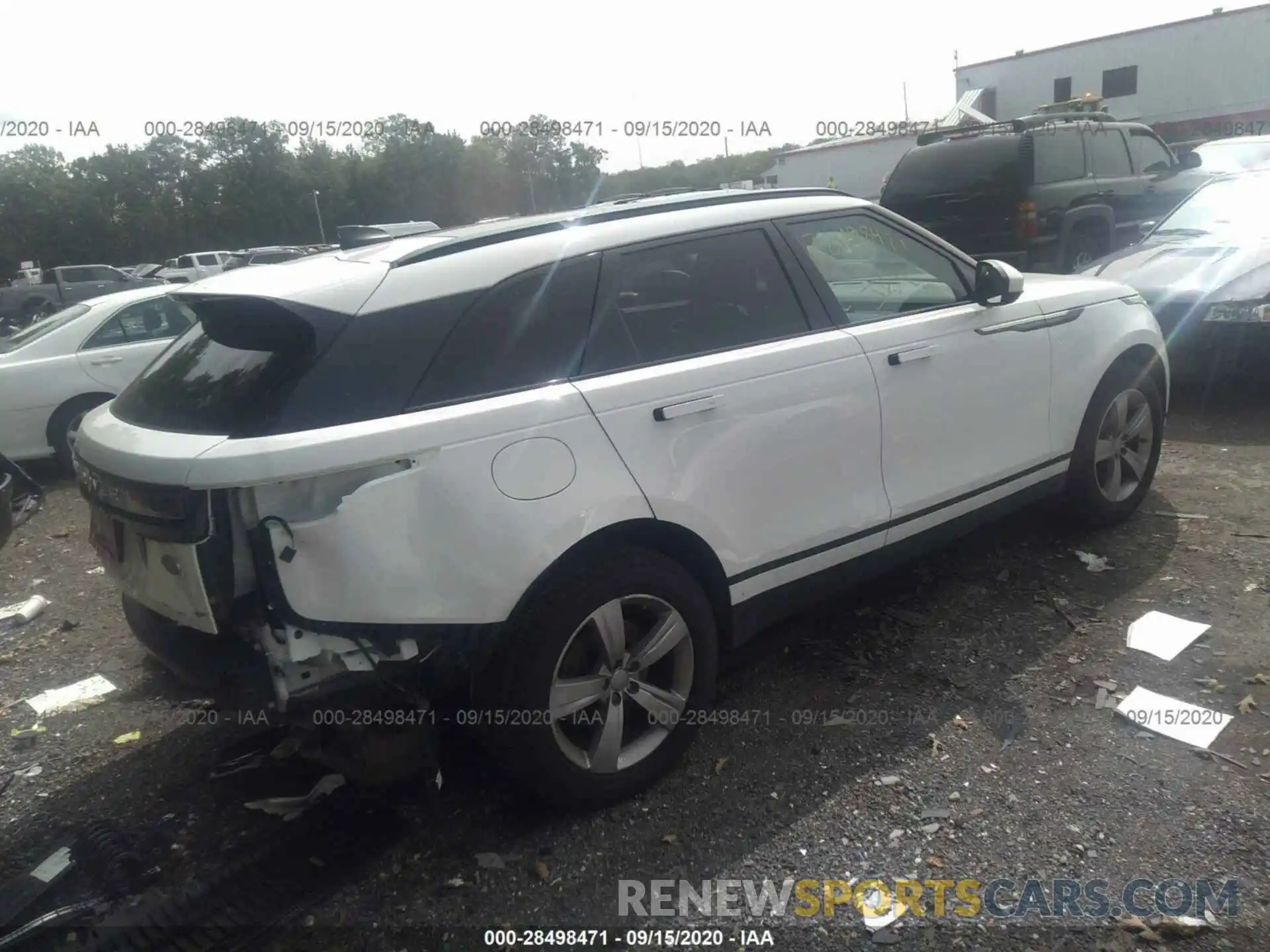 4 Photograph of a damaged car SALYB2EX6KA783636 LAND ROVER RANGE ROVER VELAR 2019