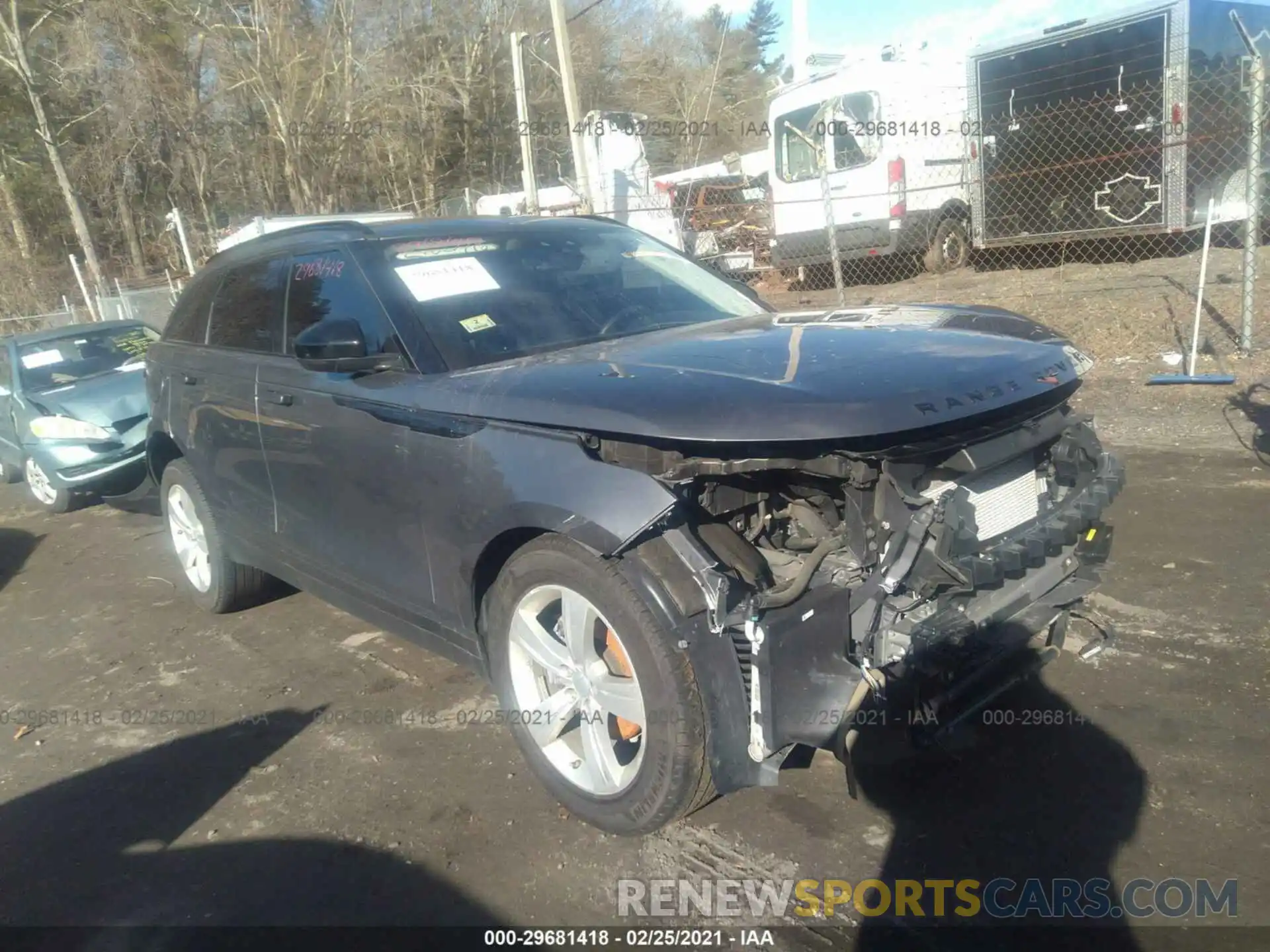 1 Photograph of a damaged car SALYB2EX6KA791705 LAND ROVER RANGE ROVER VELAR 2019