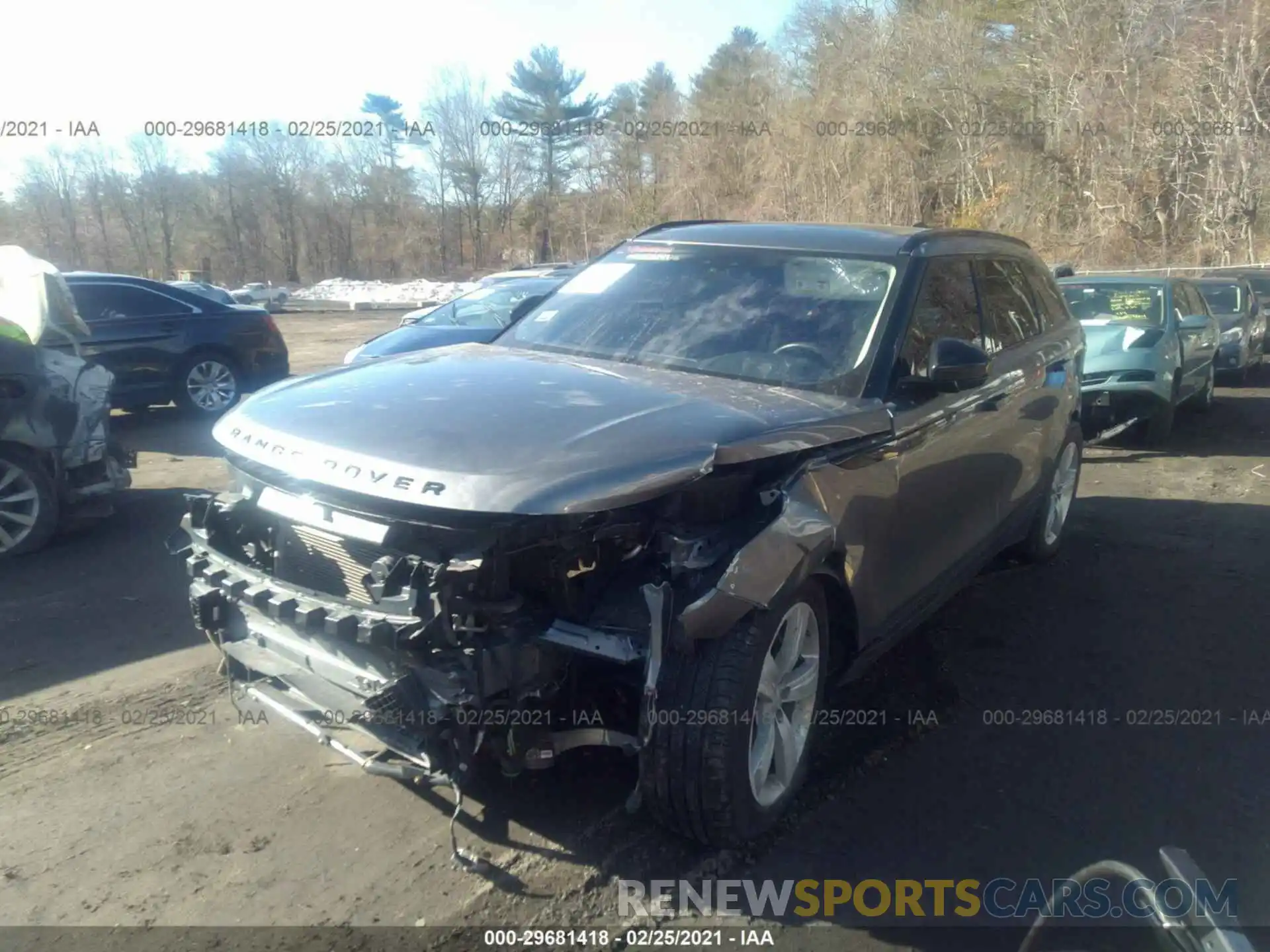 2 Photograph of a damaged car SALYB2EX6KA791705 LAND ROVER RANGE ROVER VELAR 2019