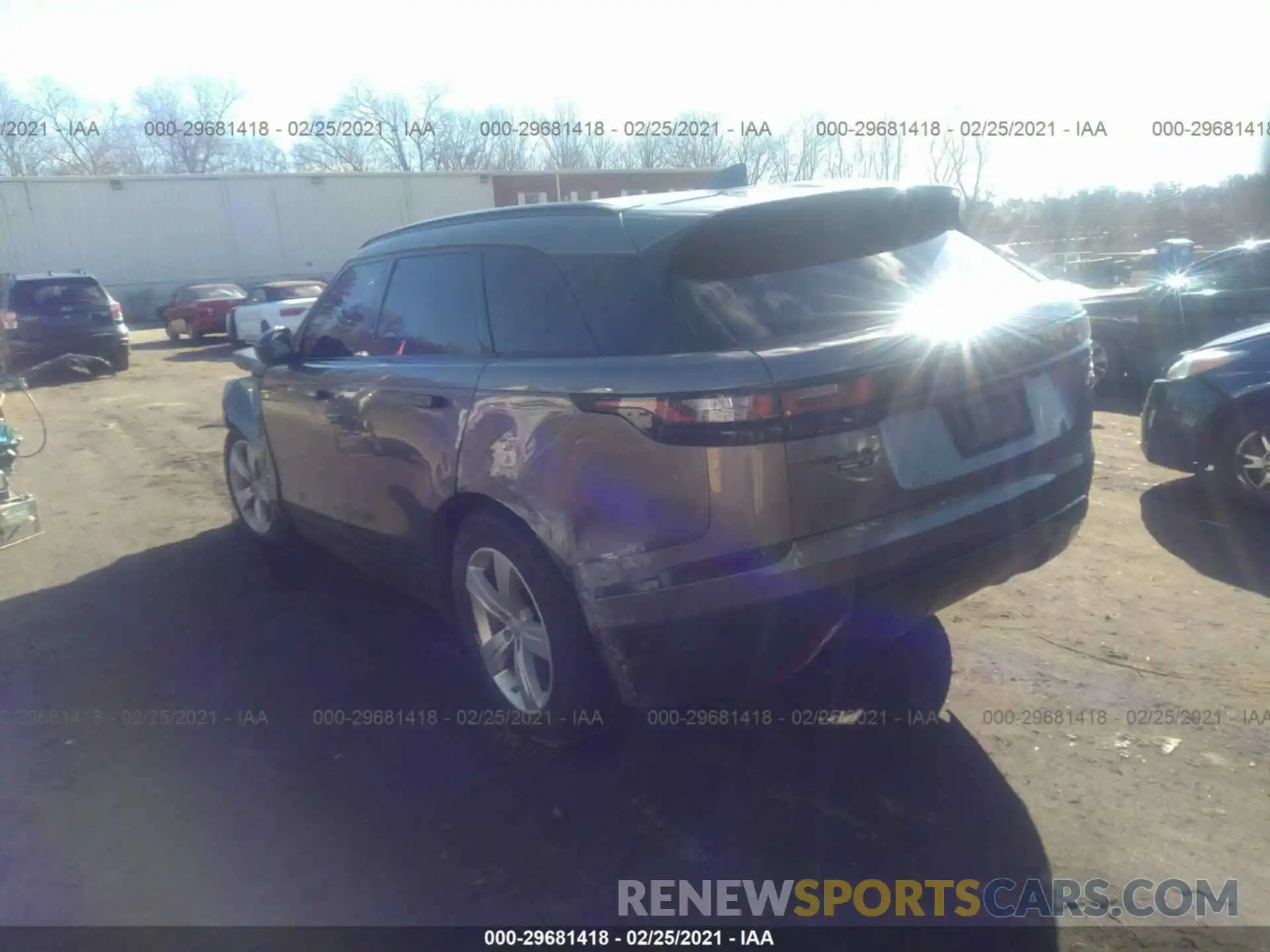 3 Photograph of a damaged car SALYB2EX6KA791705 LAND ROVER RANGE ROVER VELAR 2019