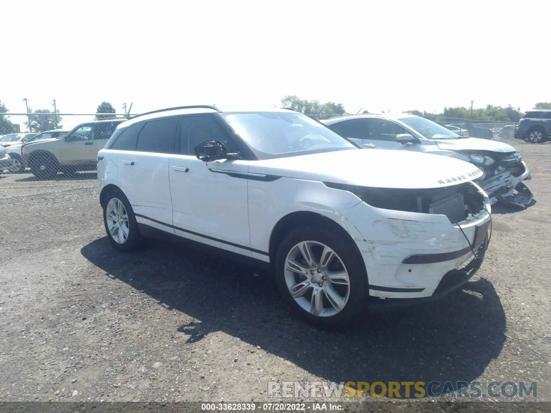 1 Photograph of a damaged car SALYB2EX7KA203617 LAND ROVER RANGE ROVER VELAR 2019