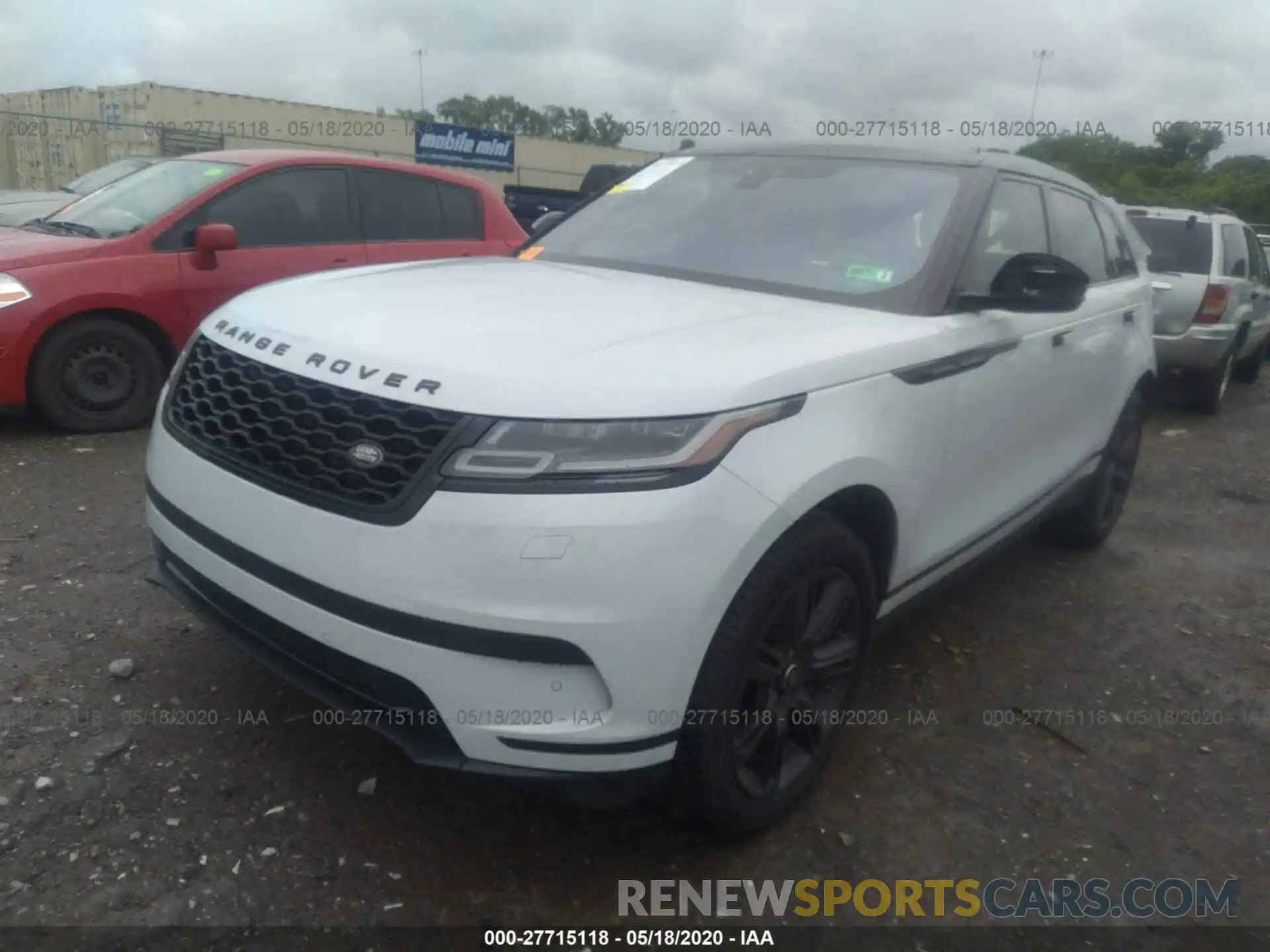 2 Photograph of a damaged car SALYB2EX7KA206906 LAND ROVER RANGE ROVER VELAR 2019