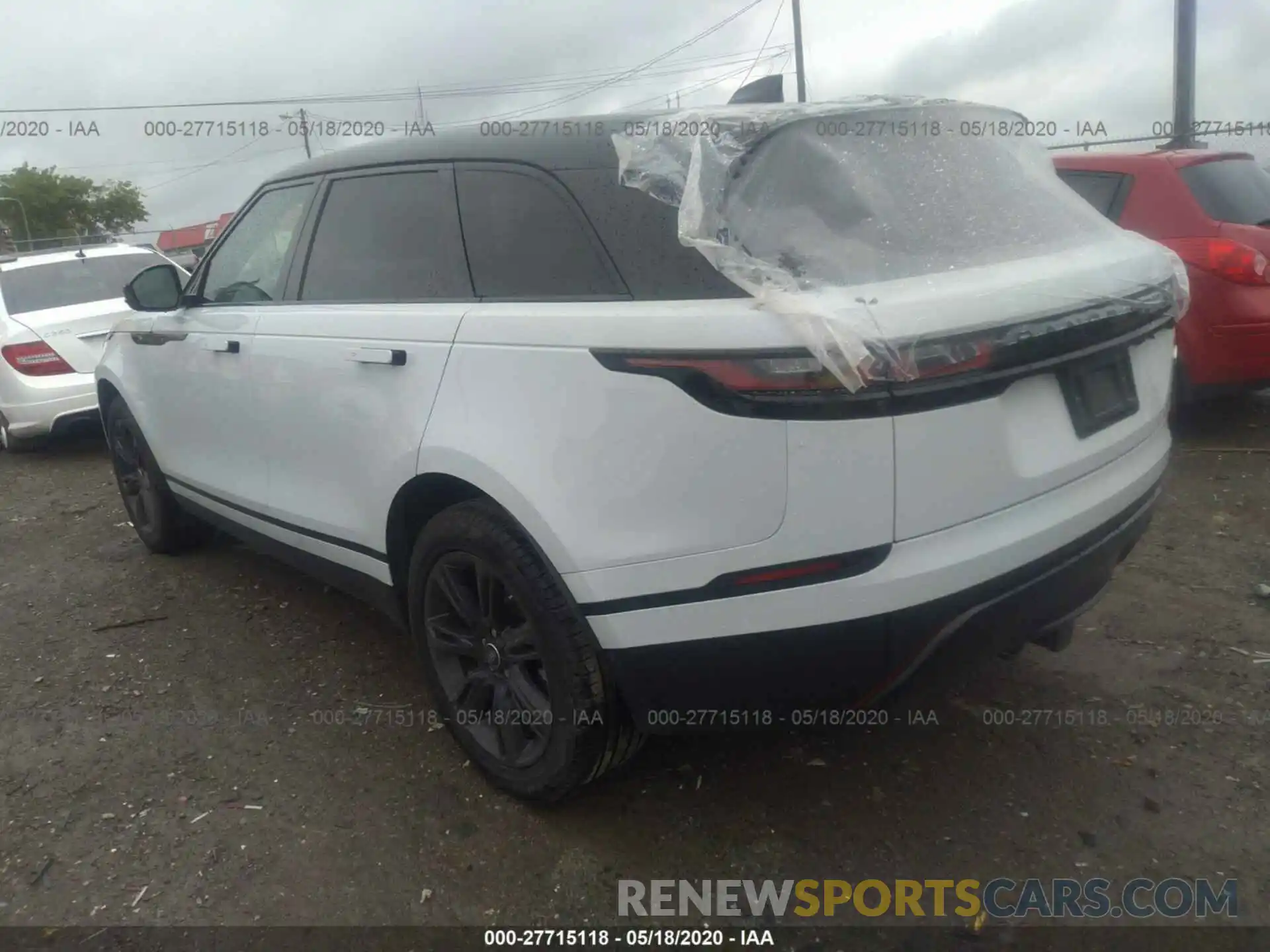 3 Photograph of a damaged car SALYB2EX7KA206906 LAND ROVER RANGE ROVER VELAR 2019