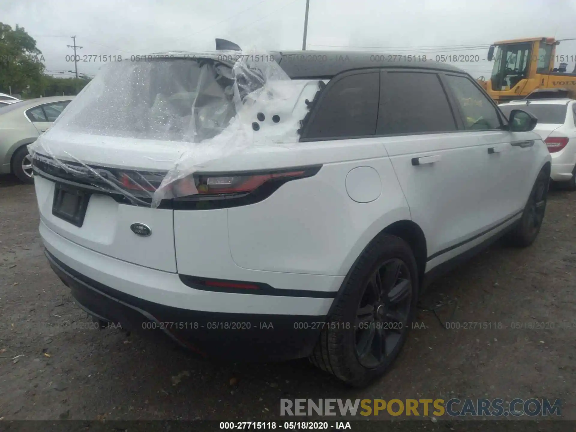 4 Photograph of a damaged car SALYB2EX7KA206906 LAND ROVER RANGE ROVER VELAR 2019