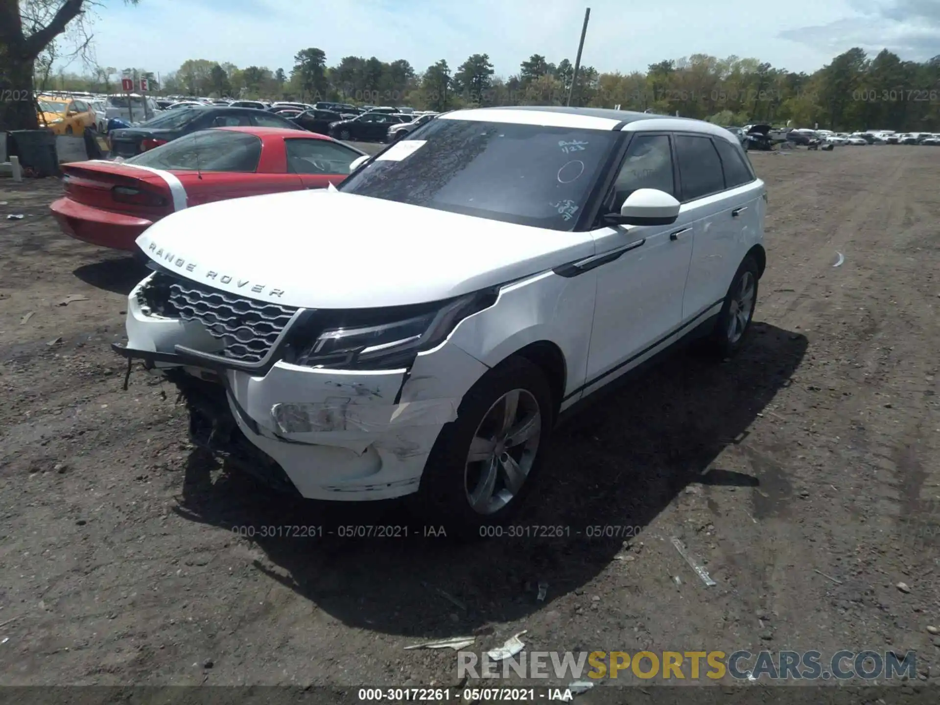 2 Photograph of a damaged car SALYB2EX7KA214732 LAND ROVER RANGE ROVER VELAR 2019