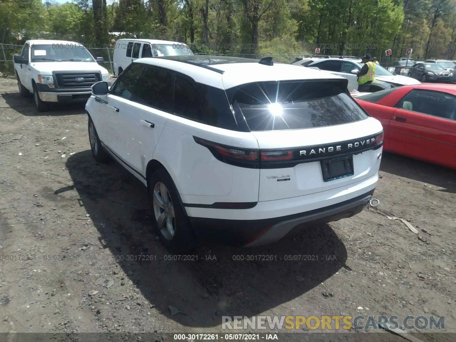 3 Photograph of a damaged car SALYB2EX7KA214732 LAND ROVER RANGE ROVER VELAR 2019