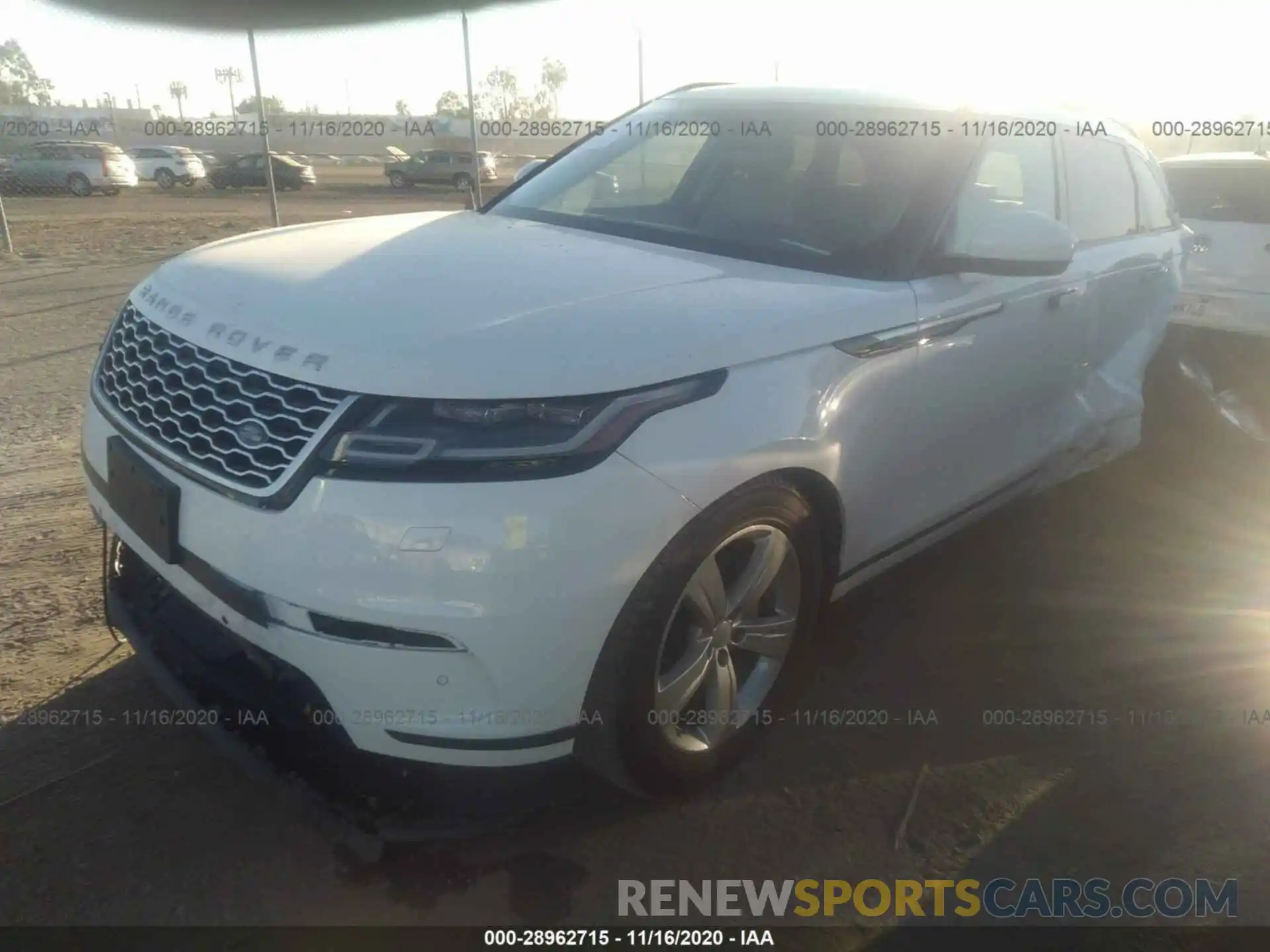 2 Фотография поврежденного автомобиля SALYB2EX7KA216917 LAND ROVER RANGE ROVER VELAR 2019