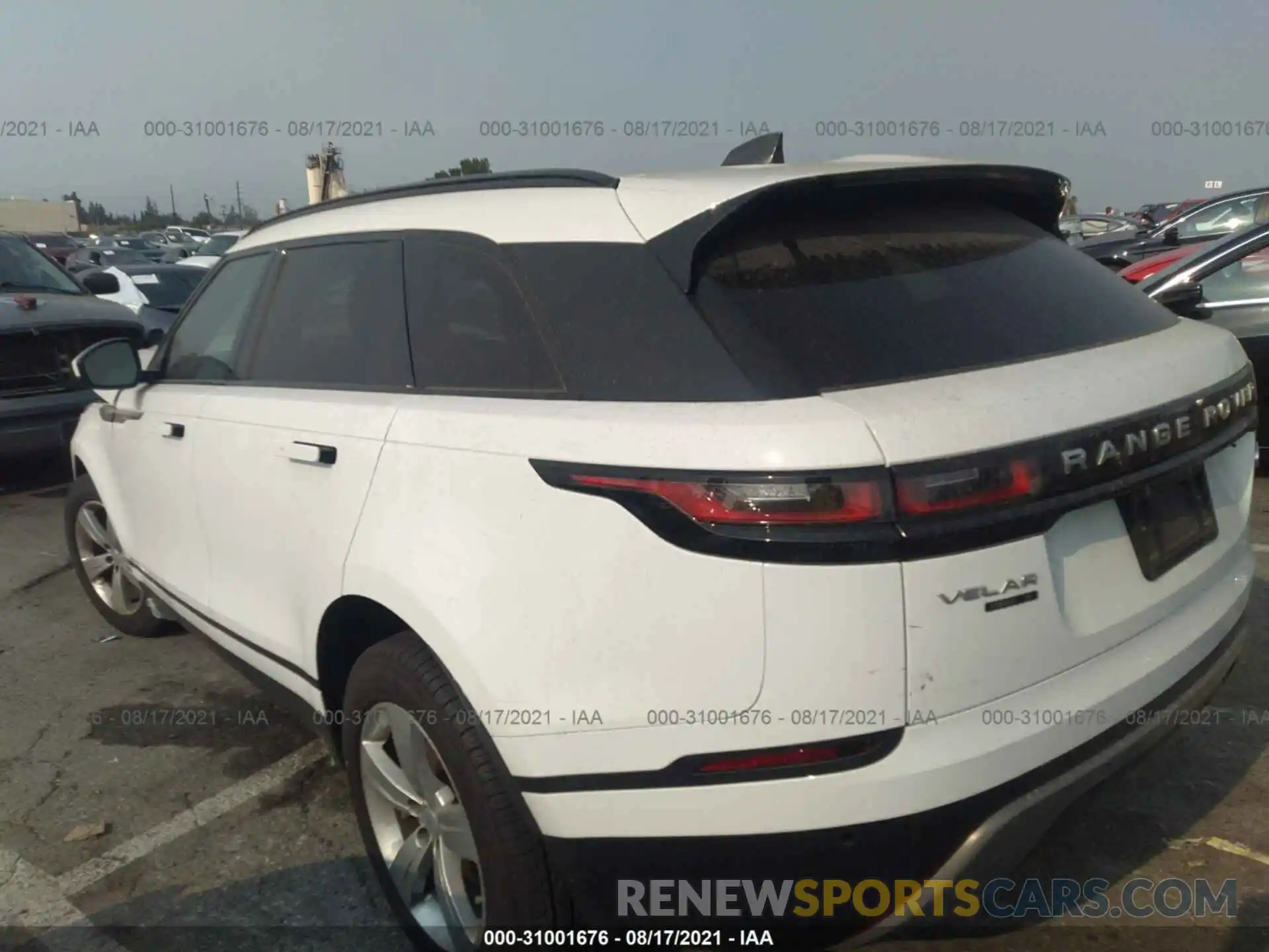 3 Photograph of a damaged car SALYB2EX7KA781572 LAND ROVER RANGE ROVER VELAR 2019