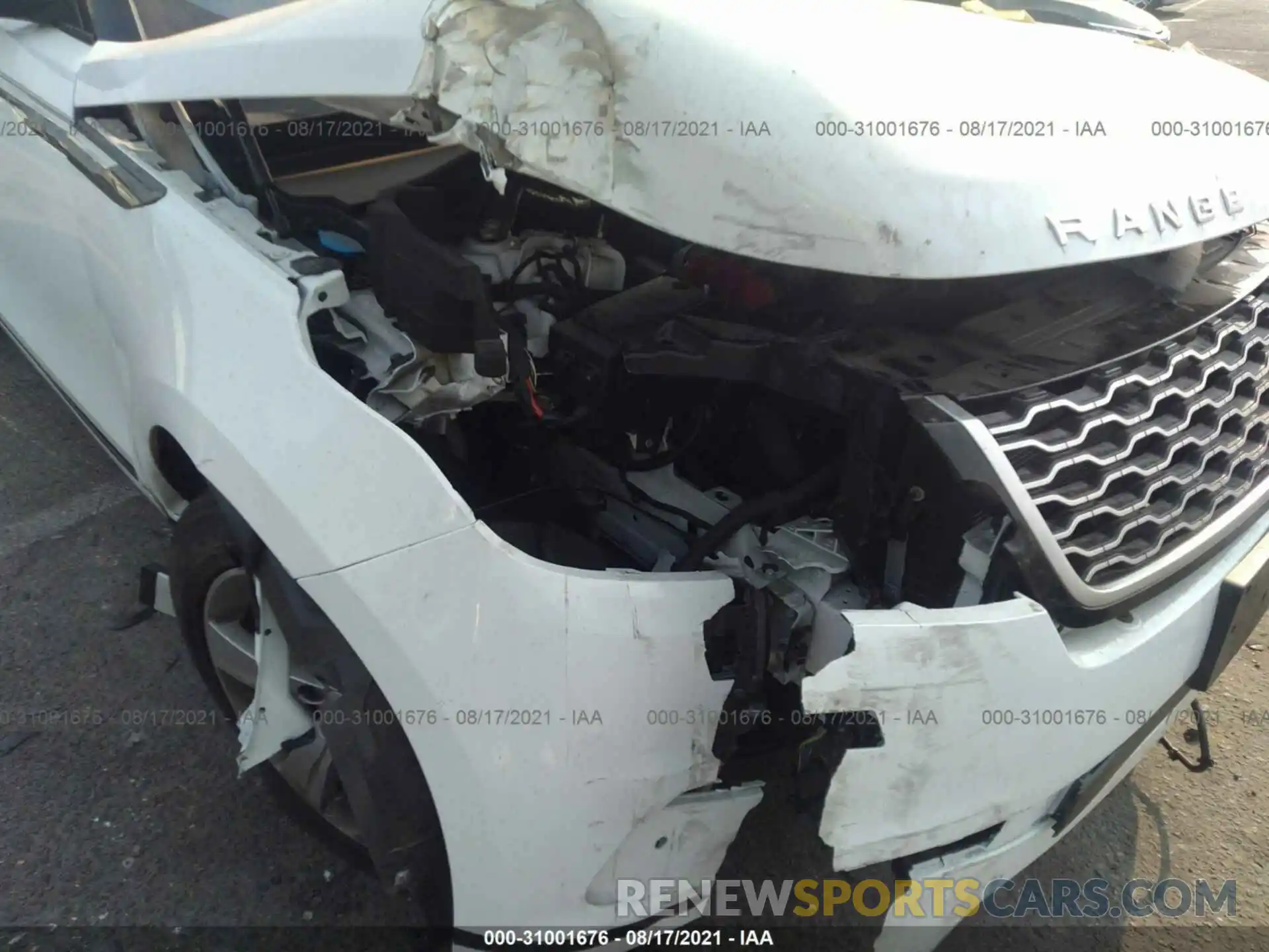 6 Photograph of a damaged car SALYB2EX7KA781572 LAND ROVER RANGE ROVER VELAR 2019