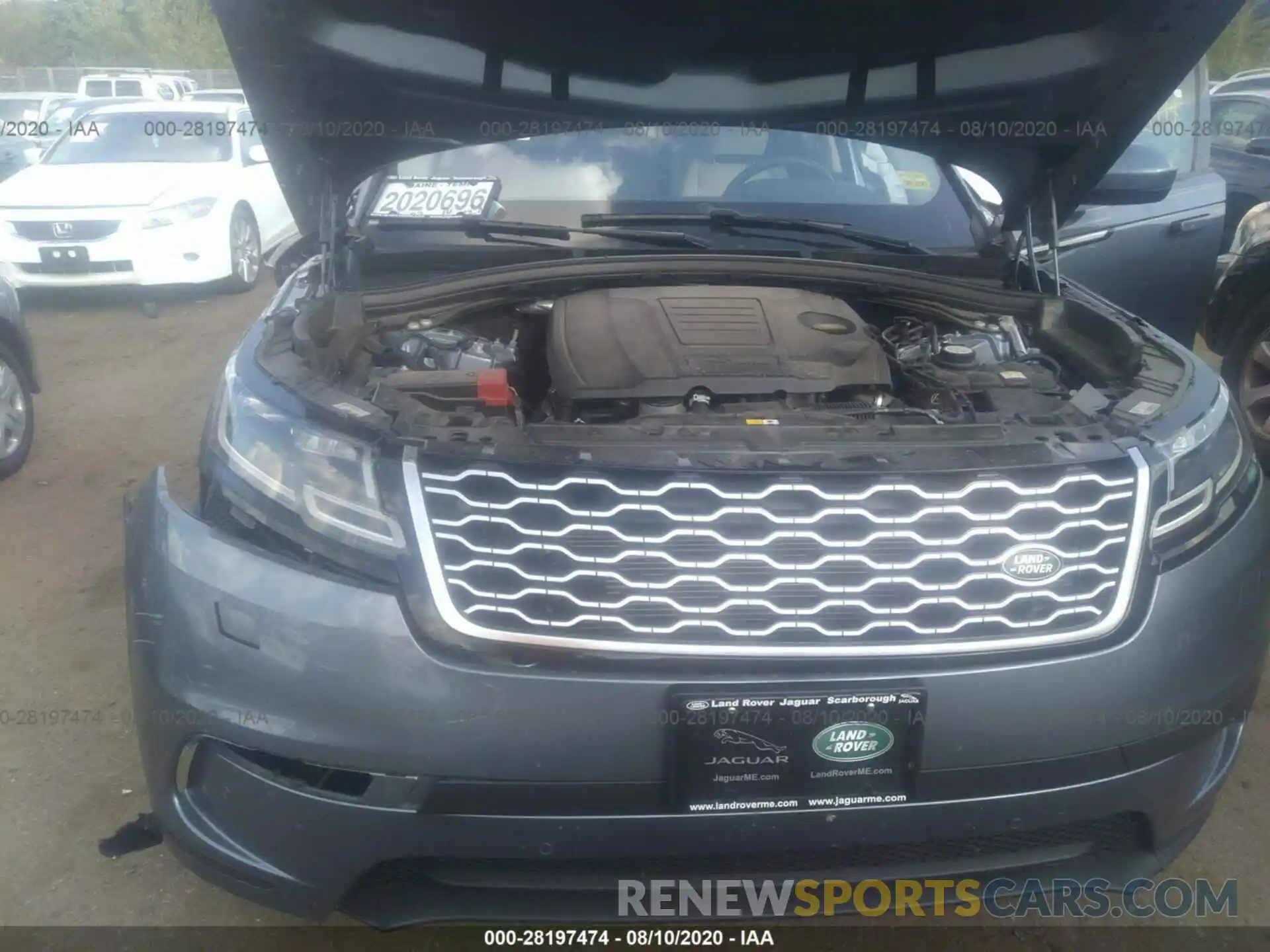 10 Photograph of a damaged car SALYB2EX8KA214657 LAND ROVER RANGE ROVER VELAR 2019