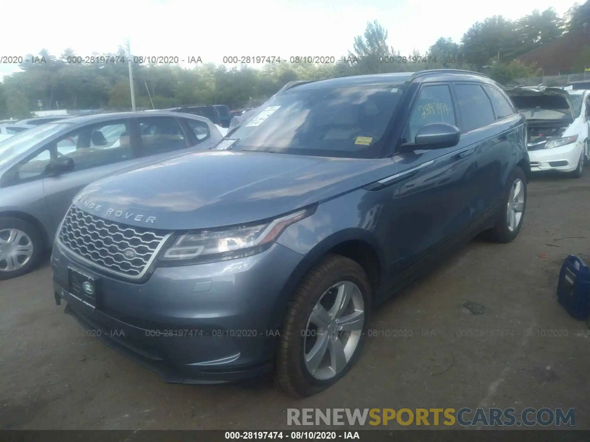 2 Фотография поврежденного автомобиля SALYB2EX8KA214657 LAND ROVER RANGE ROVER VELAR 2019