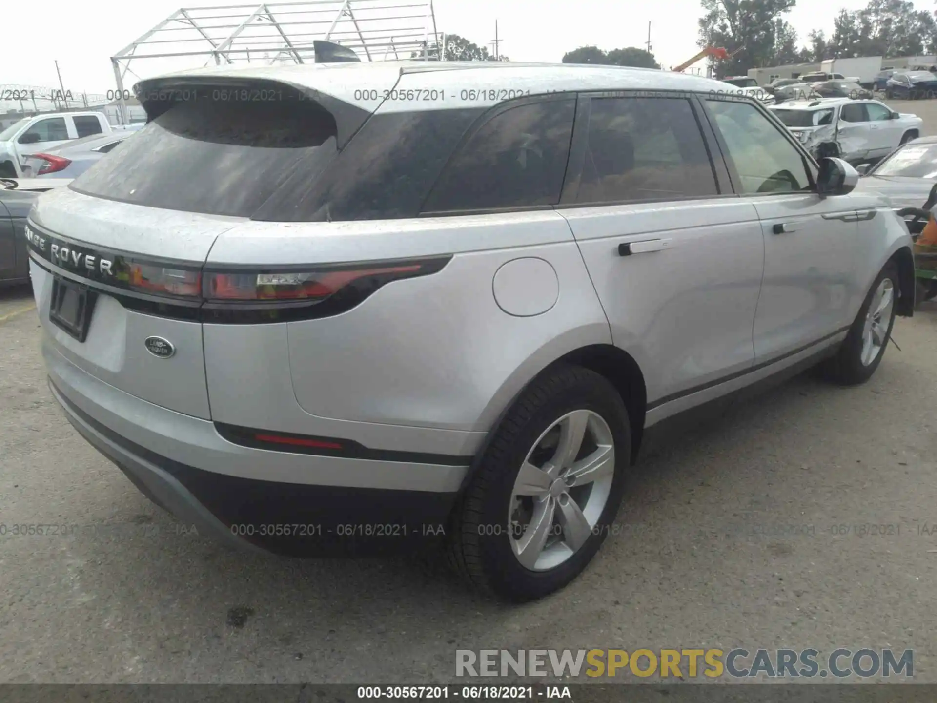 4 Фотография поврежденного автомобиля SALYB2EX8KA236089 LAND ROVER RANGE ROVER VELAR 2019