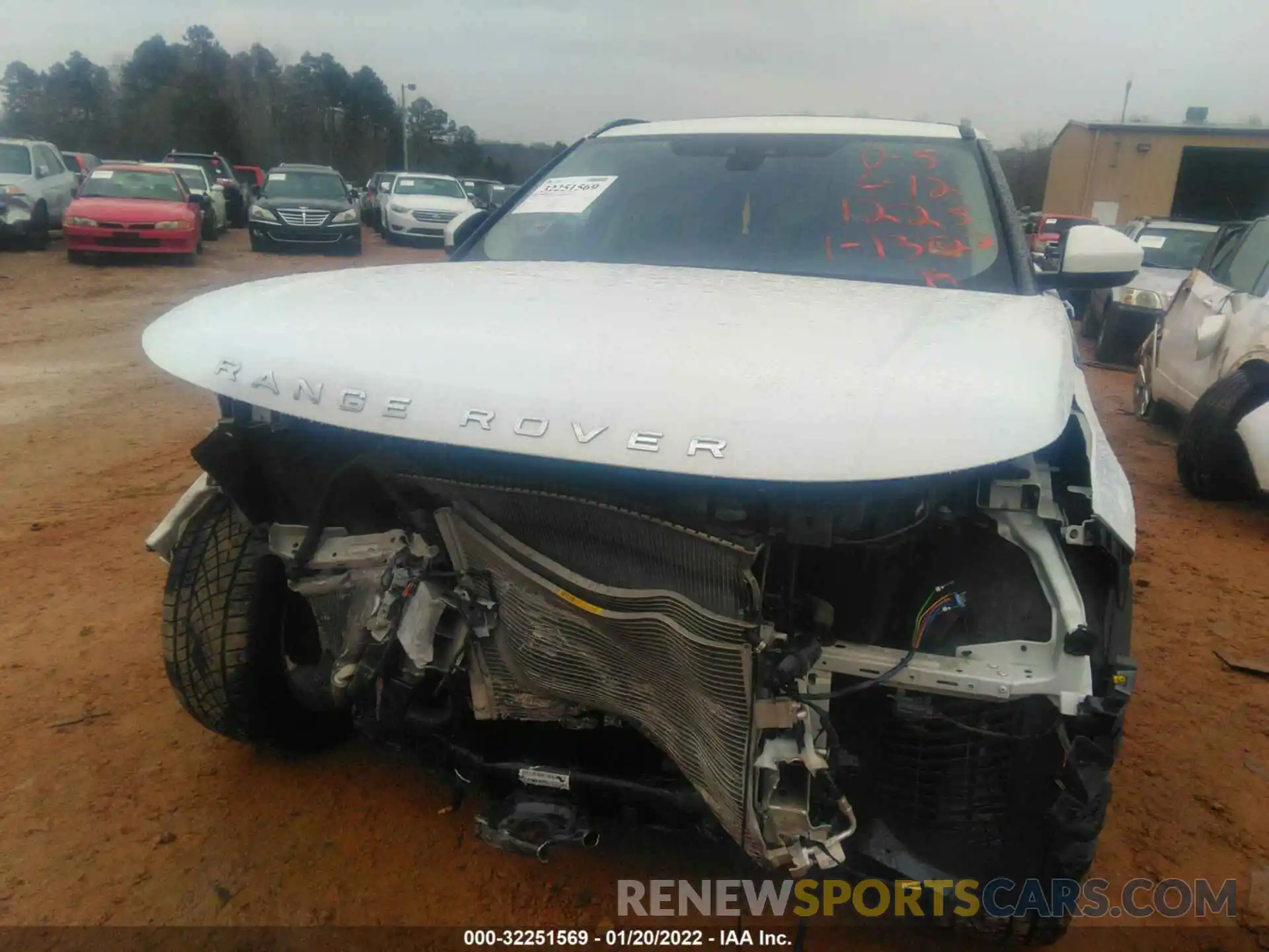 6 Photograph of a damaged car SALYB2EX8KA781225 LAND ROVER RANGE ROVER VELAR 2019