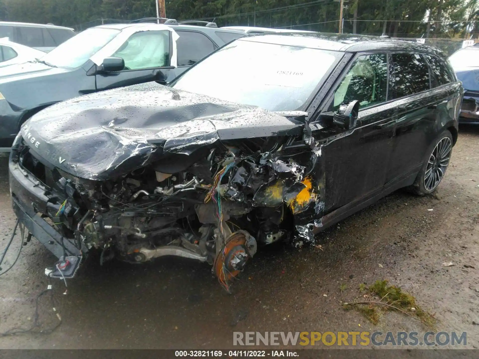 2 Photograph of a damaged car SALYB2EX9KA200024 LAND ROVER RANGE ROVER VELAR 2019