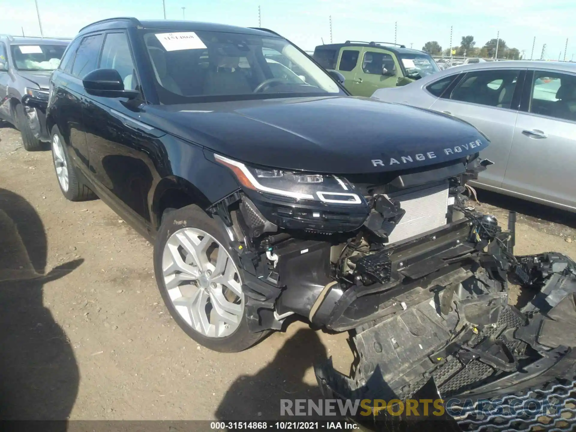 1 Photograph of a damaged car SALYB2EX9KA210309 LAND ROVER RANGE ROVER VELAR 2019