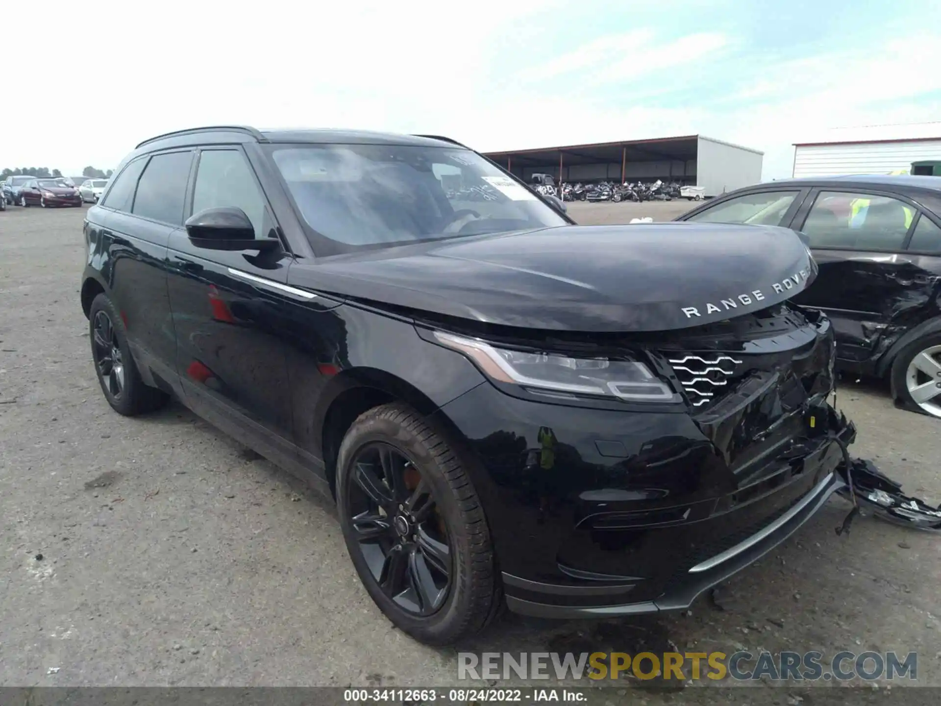 1 Photograph of a damaged car SALYB2EX9KA218734 LAND ROVER RANGE ROVER VELAR 2019