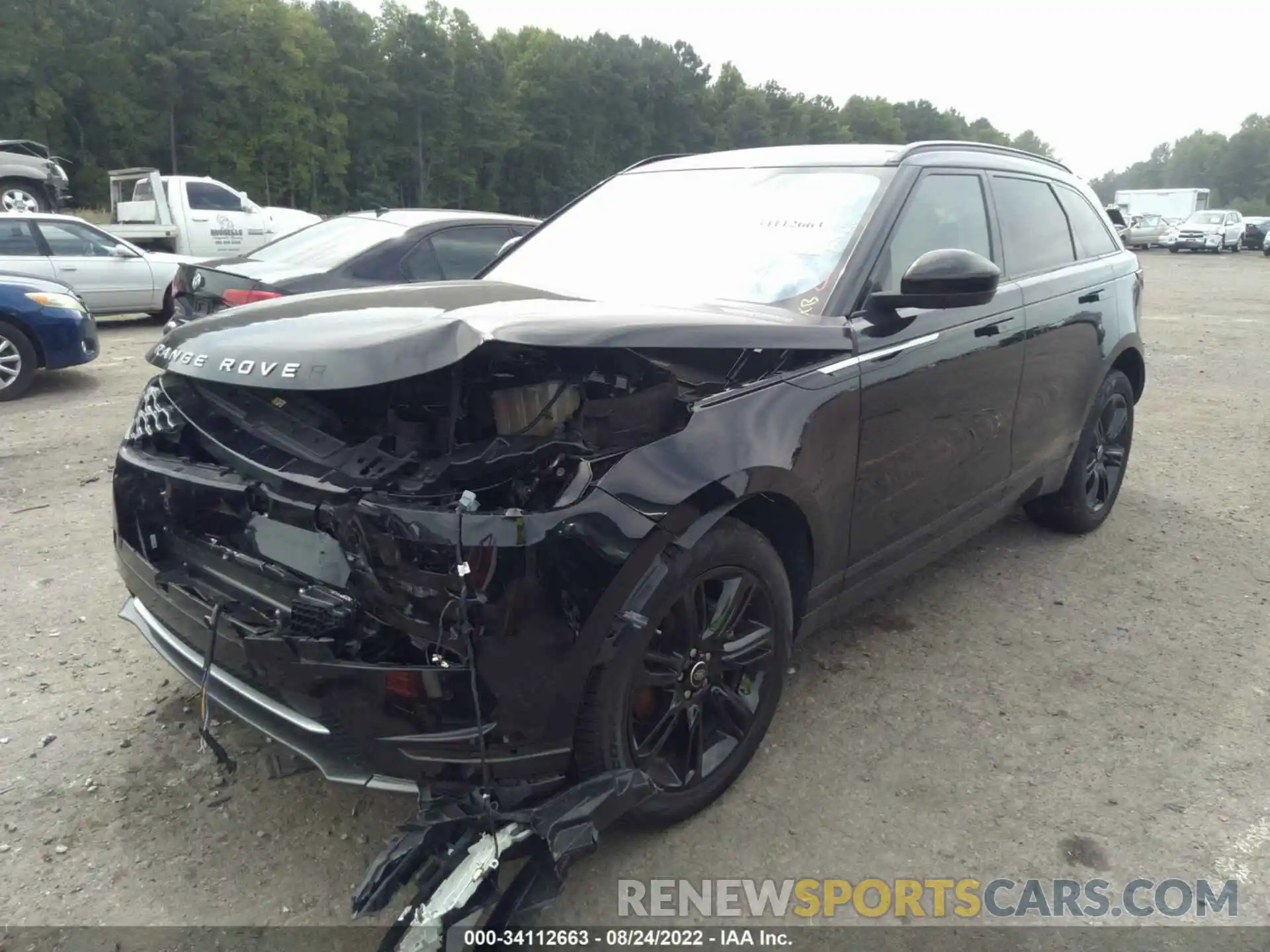 2 Photograph of a damaged car SALYB2EX9KA218734 LAND ROVER RANGE ROVER VELAR 2019