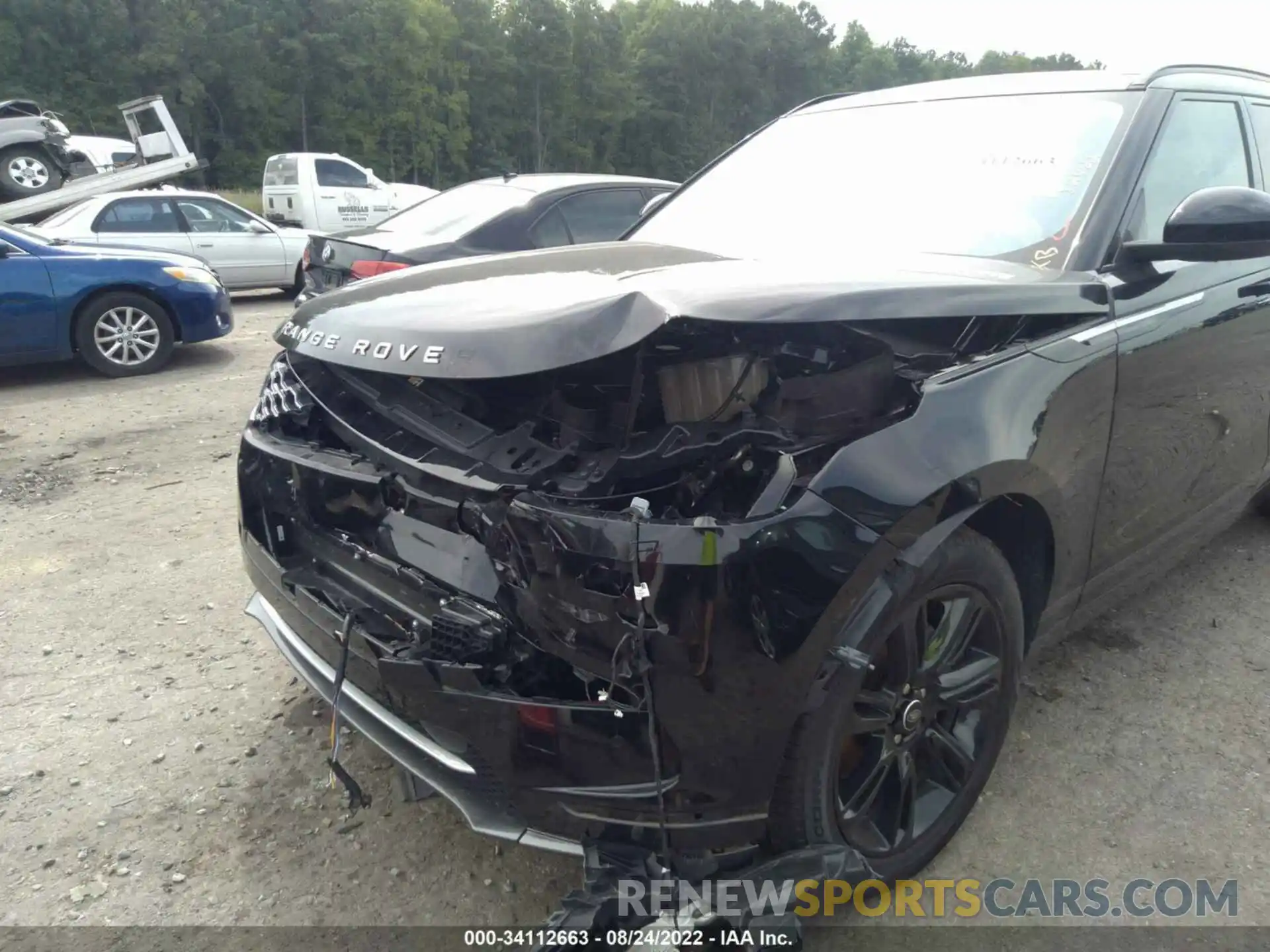 6 Photograph of a damaged car SALYB2EX9KA218734 LAND ROVER RANGE ROVER VELAR 2019