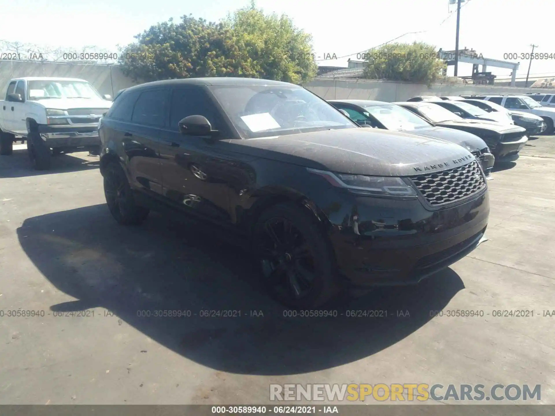 1 Photograph of a damaged car SALYB2EXXKA796566 LAND ROVER RANGE ROVER VELAR 2019