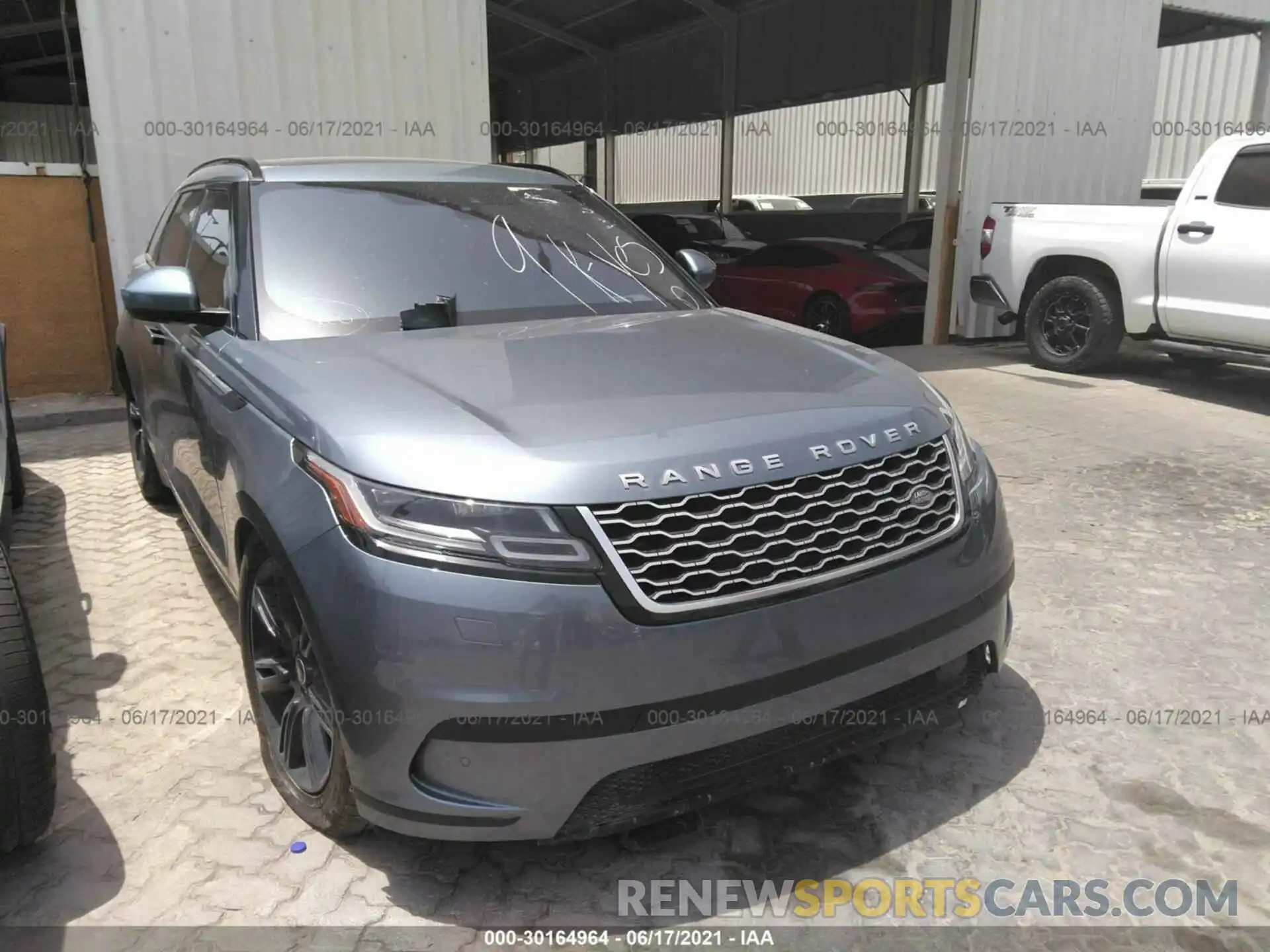 1 Photograph of a damaged car SALYB2FV0KA227285 LAND ROVER RANGE ROVER VELAR 2019