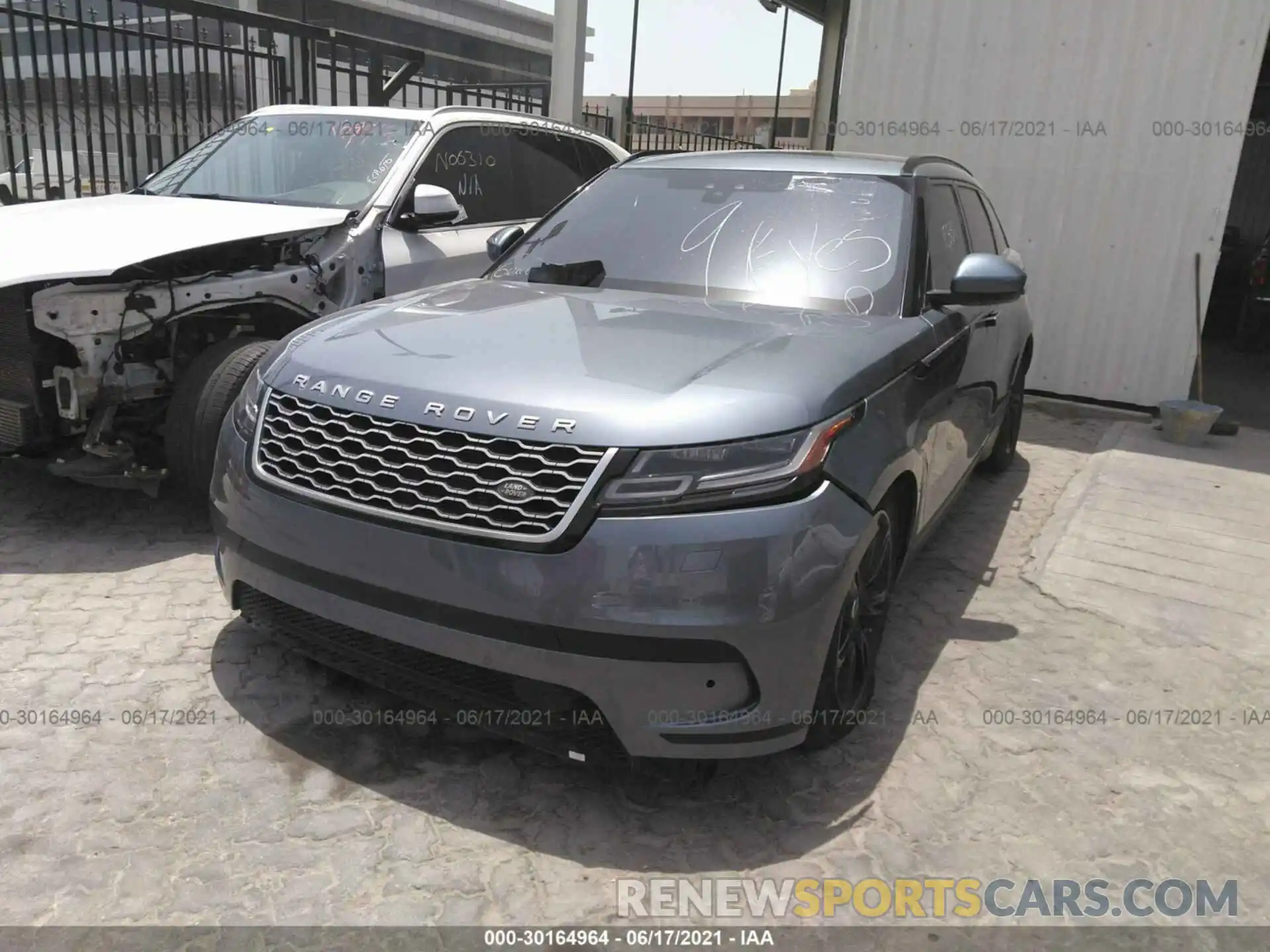 2 Photograph of a damaged car SALYB2FV0KA227285 LAND ROVER RANGE ROVER VELAR 2019