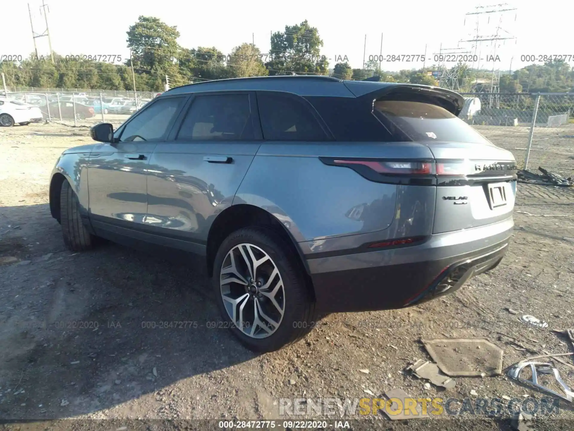 3 Фотография поврежденного автомобиля SALYB2FV3KA220654 LAND ROVER RANGE ROVER VELAR 2019