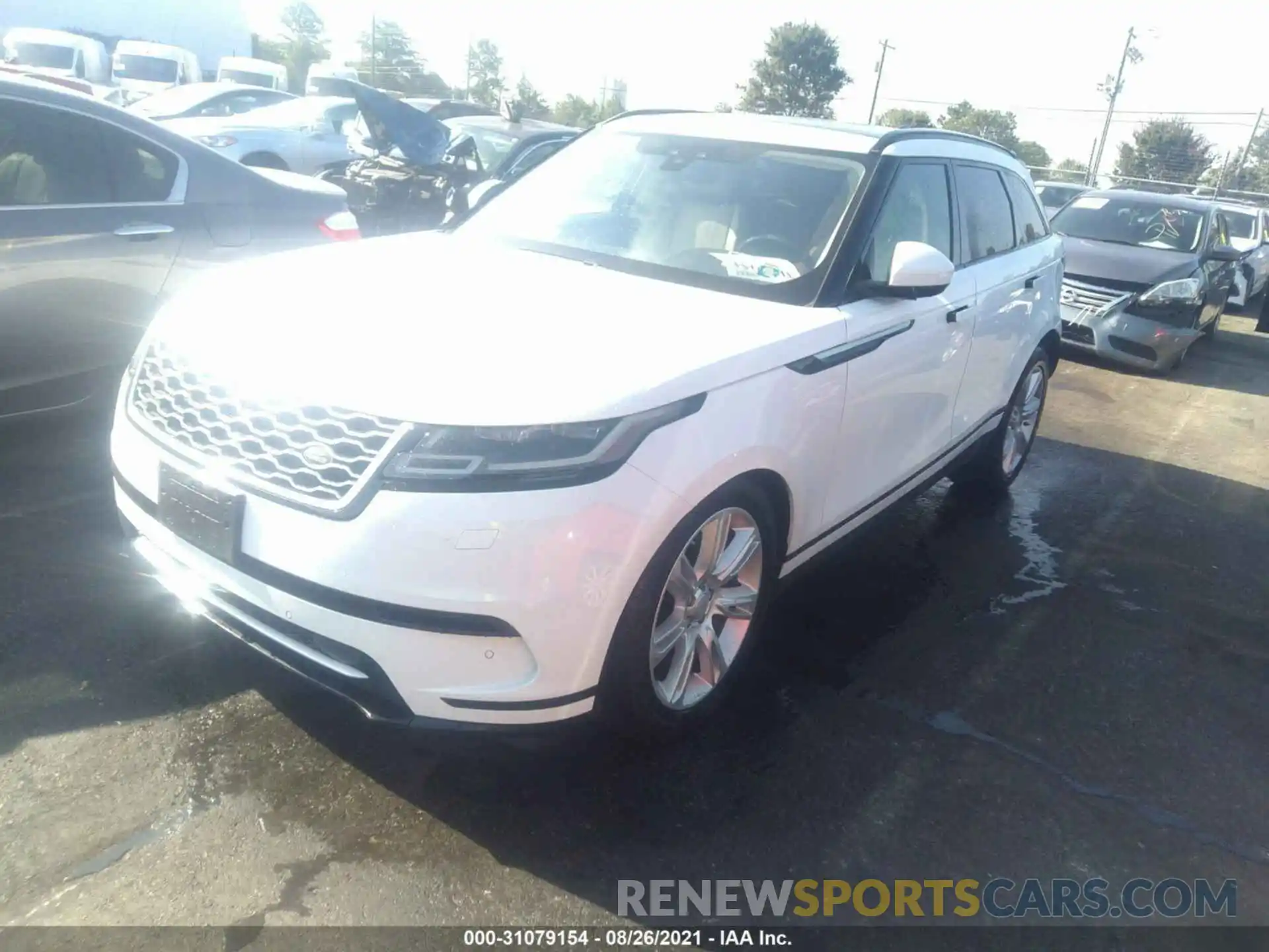 2 Photograph of a damaged car SALYB2FV9KA220464 LAND ROVER RANGE ROVER VELAR 2019