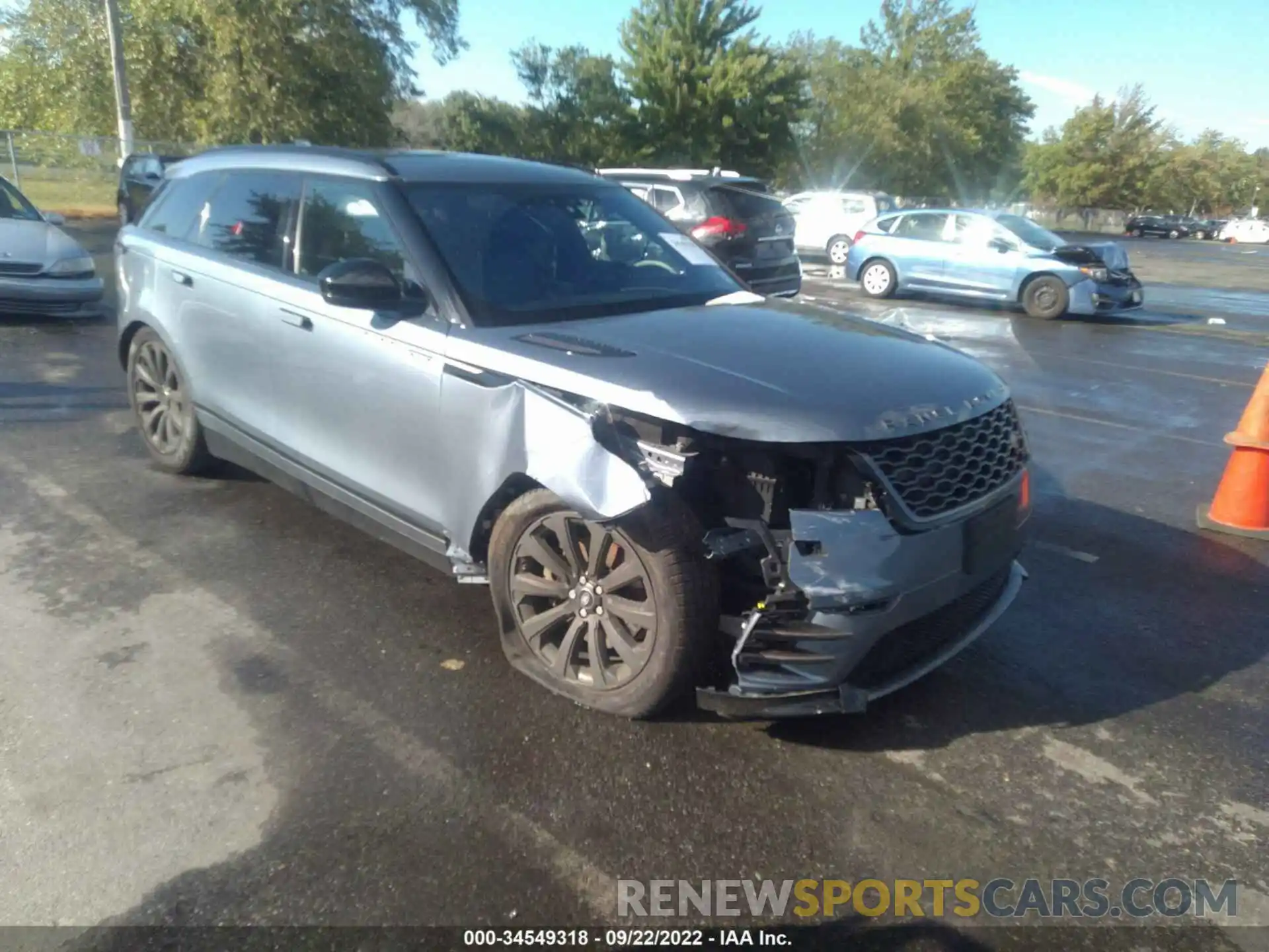 1 Photograph of a damaged car SALYL2EV2KA787081 LAND ROVER RANGE ROVER VELAR 2019