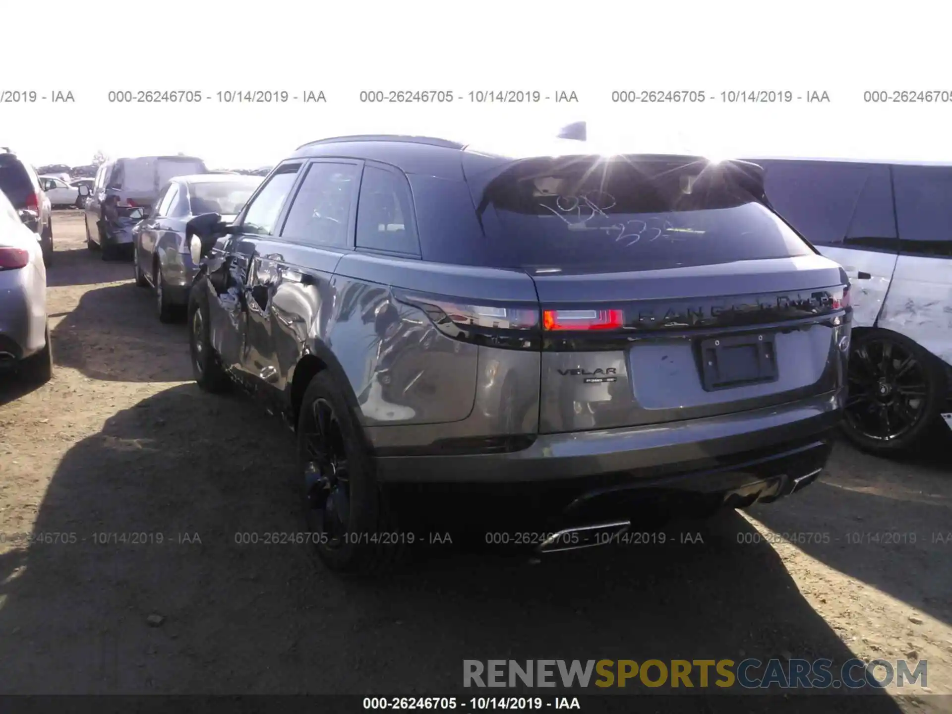 3 Photograph of a damaged car SALYL2EV3KA787364 LAND ROVER RANGE ROVER VELAR 2019