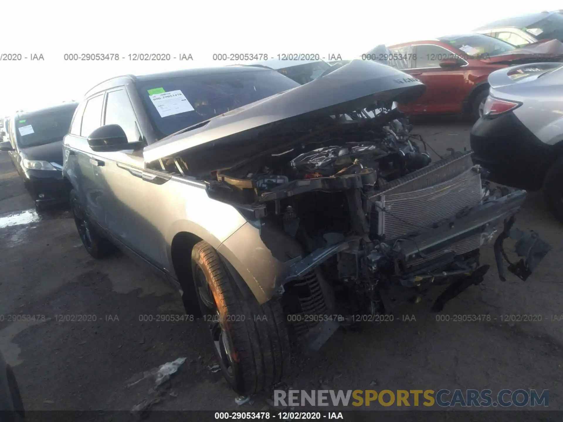 1 Photograph of a damaged car SALYL2EV7KA795502 LAND ROVER RANGE ROVER VELAR 2019