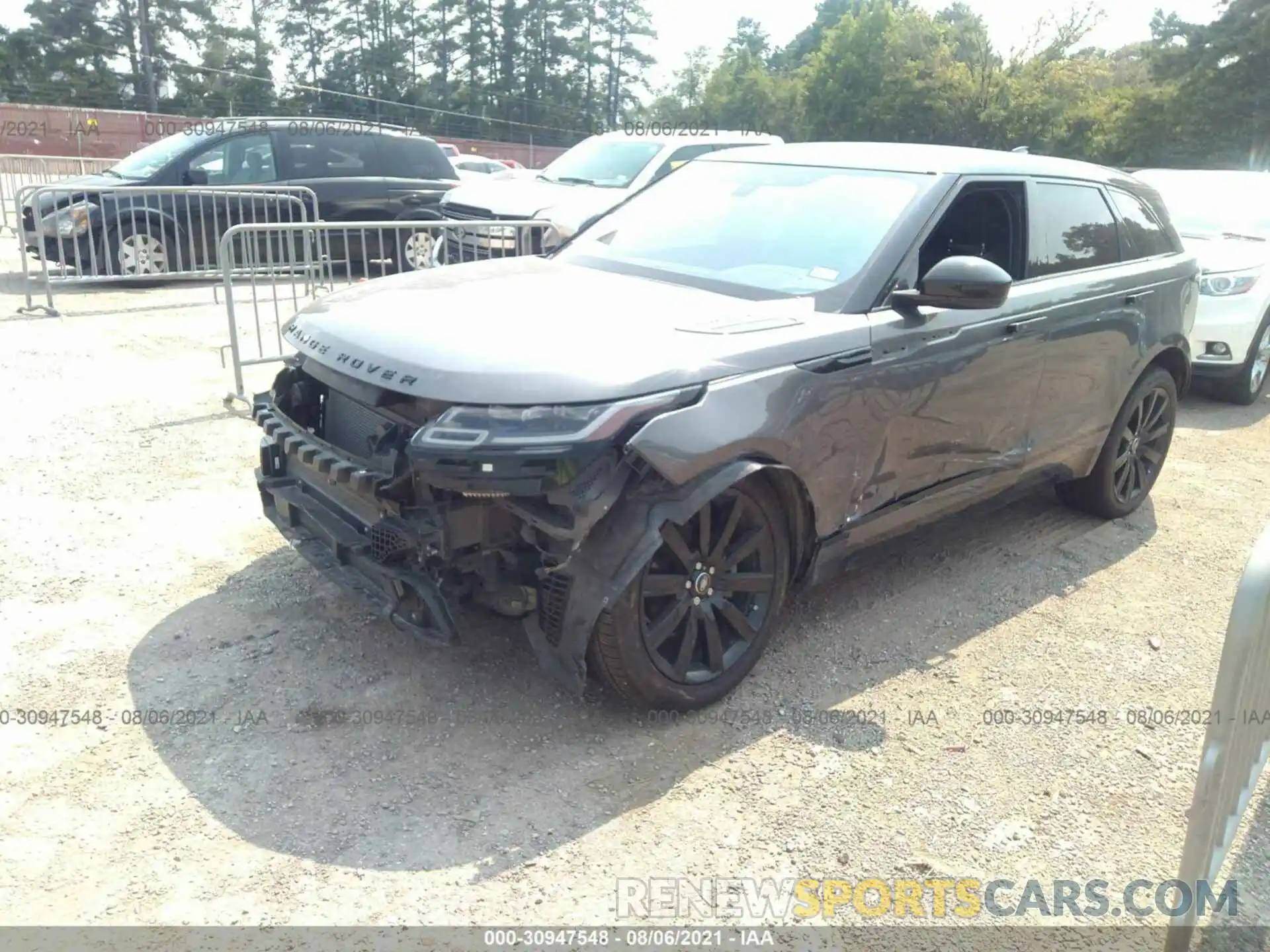 2 Photograph of a damaged car SALYL2EX0KA780552 LAND ROVER RANGE ROVER VELAR 2019