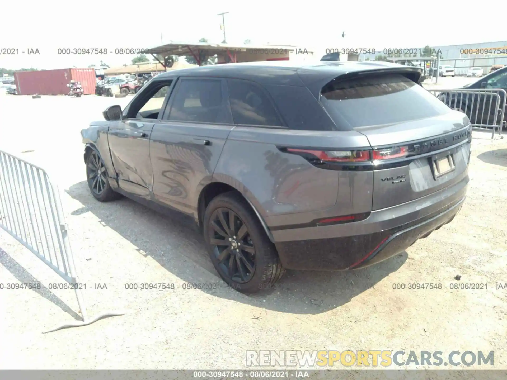 3 Photograph of a damaged car SALYL2EX0KA780552 LAND ROVER RANGE ROVER VELAR 2019