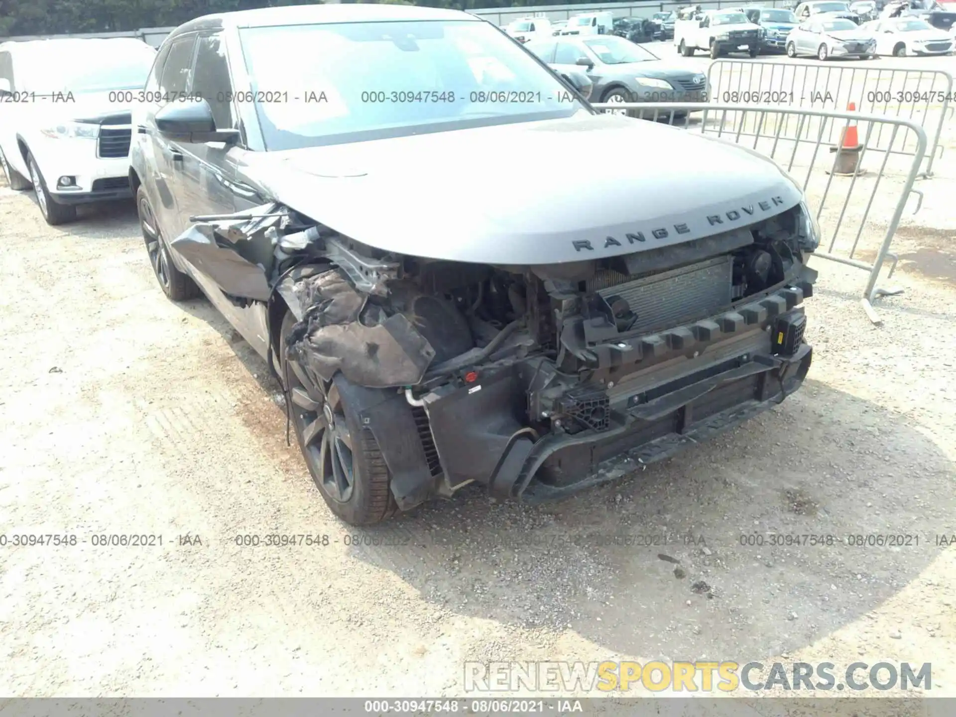 6 Photograph of a damaged car SALYL2EX0KA780552 LAND ROVER RANGE ROVER VELAR 2019