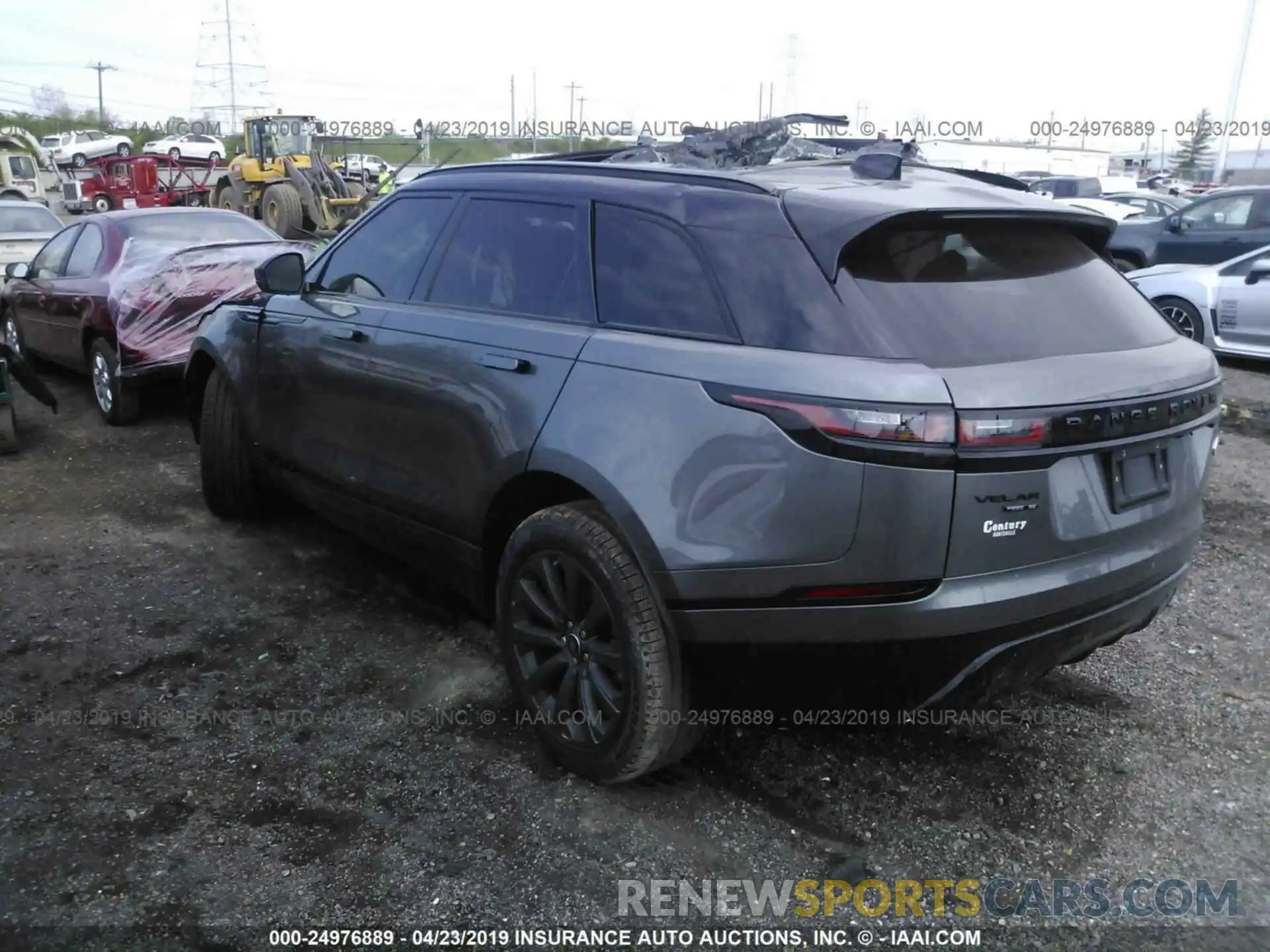 3 Photograph of a damaged car SALYL2EX0KA794337 LAND ROVER RANGE ROVER VELAR 2019