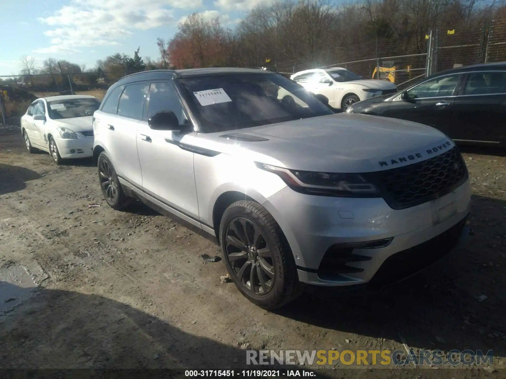 1 Photograph of a damaged car SALYL2EX1KA202847 LAND ROVER RANGE ROVER VELAR 2019