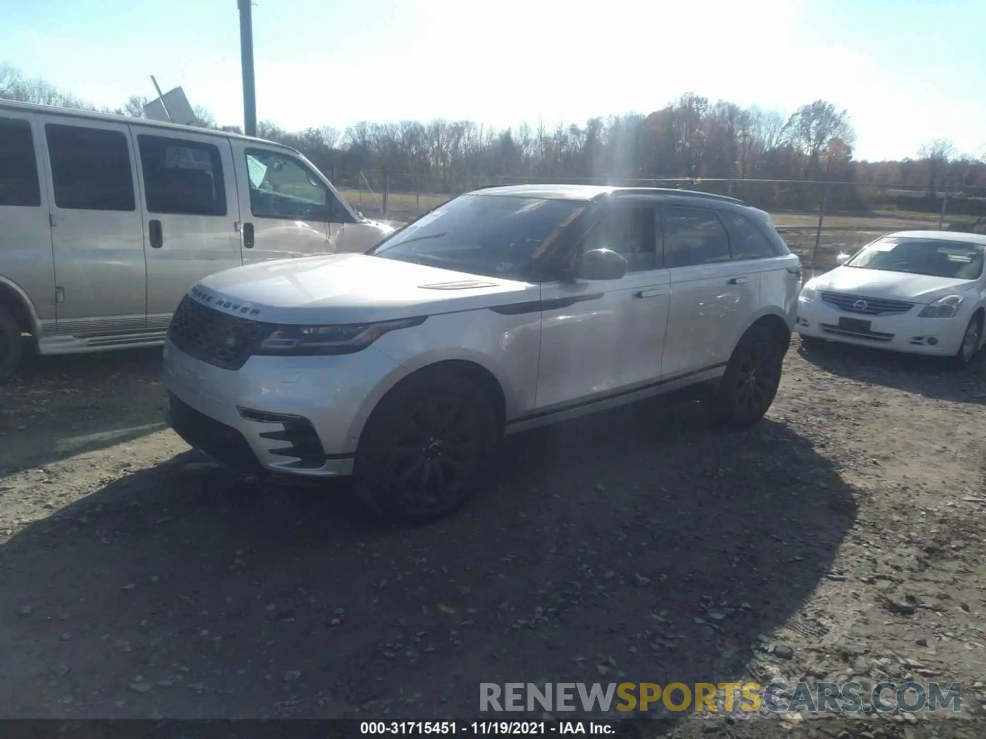 2 Photograph of a damaged car SALYL2EX1KA202847 LAND ROVER RANGE ROVER VELAR 2019