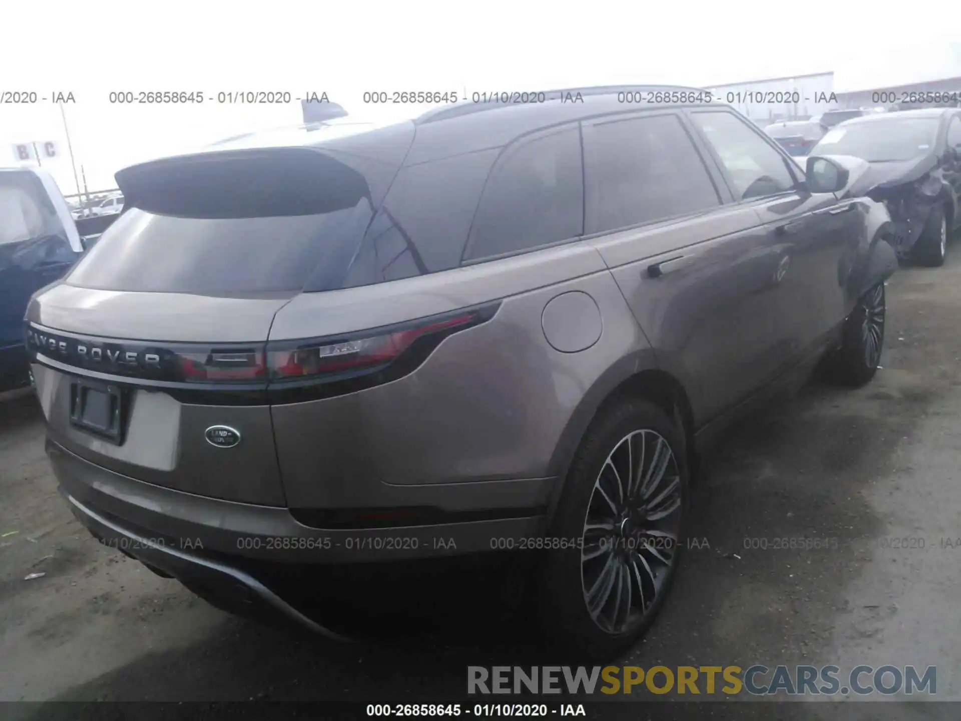 4 Фотография поврежденного автомобиля SALYL2EX1KA225173 LAND ROVER RANGE ROVER VELAR 2019