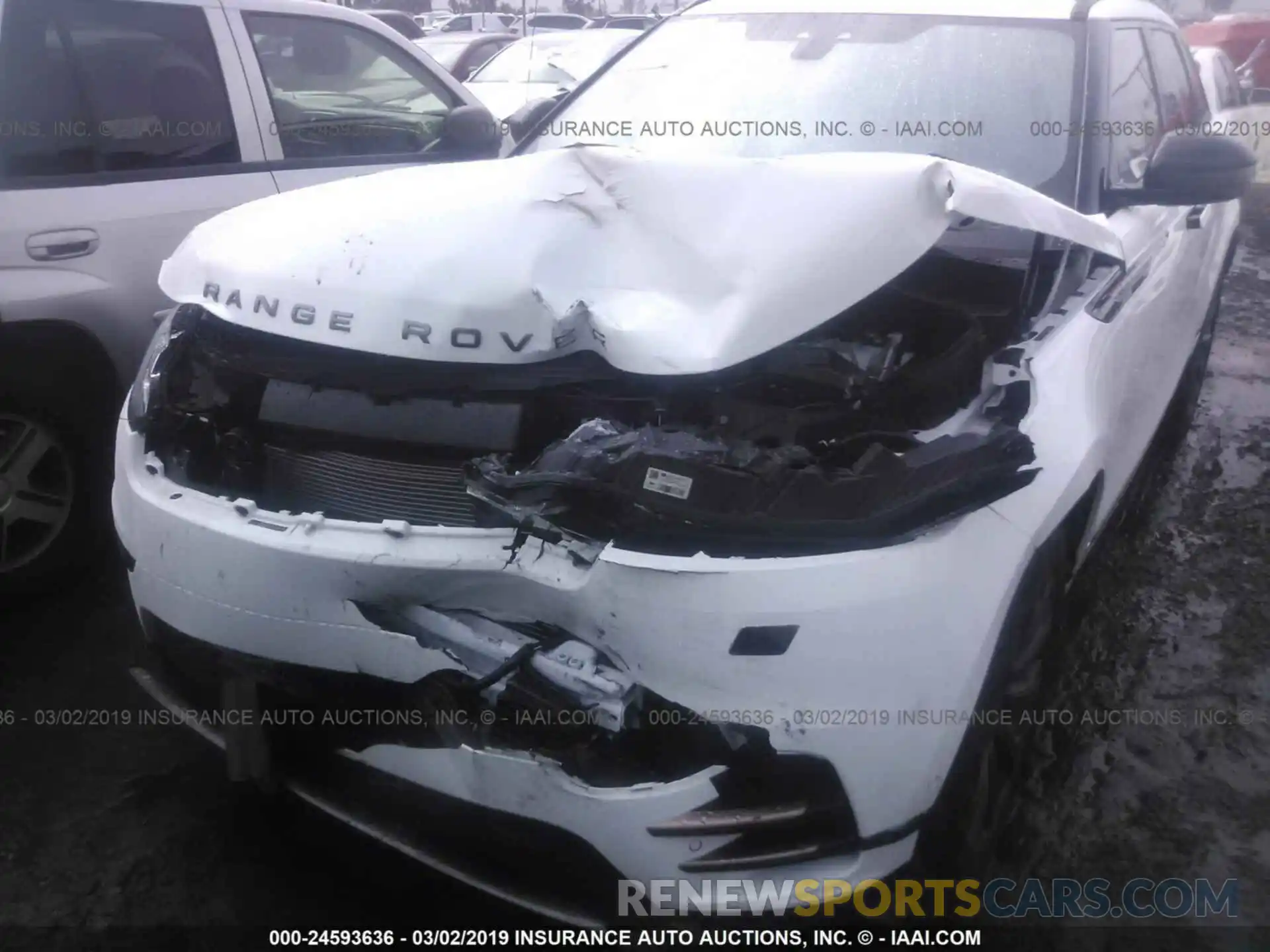 6 Photograph of a damaged car SALYL2EX1KA780432 LAND ROVER RANGE ROVER VELAR 2019