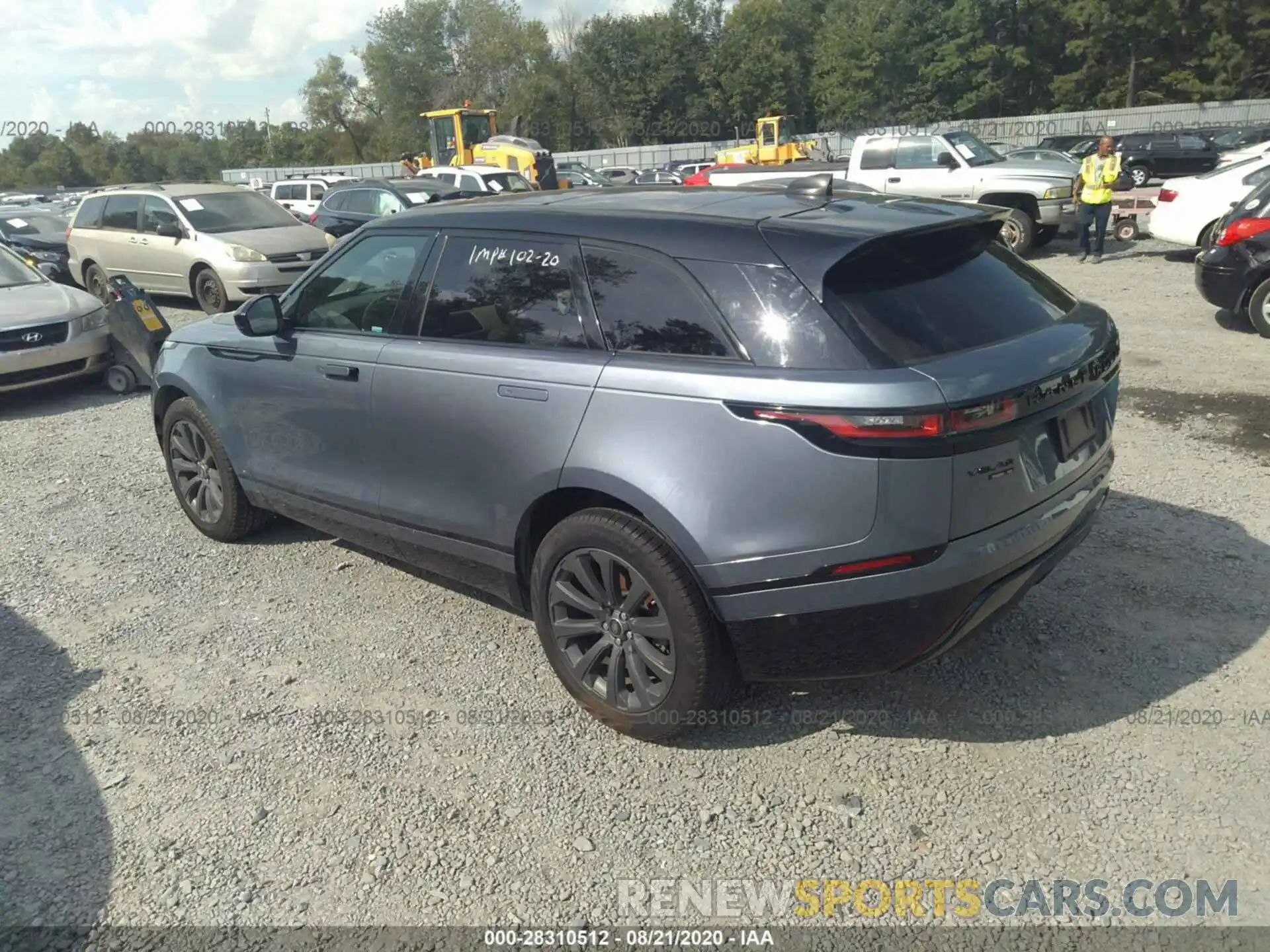 3 Photograph of a damaged car SALYL2EX1KA784500 LAND ROVER RANGE ROVER VELAR 2019