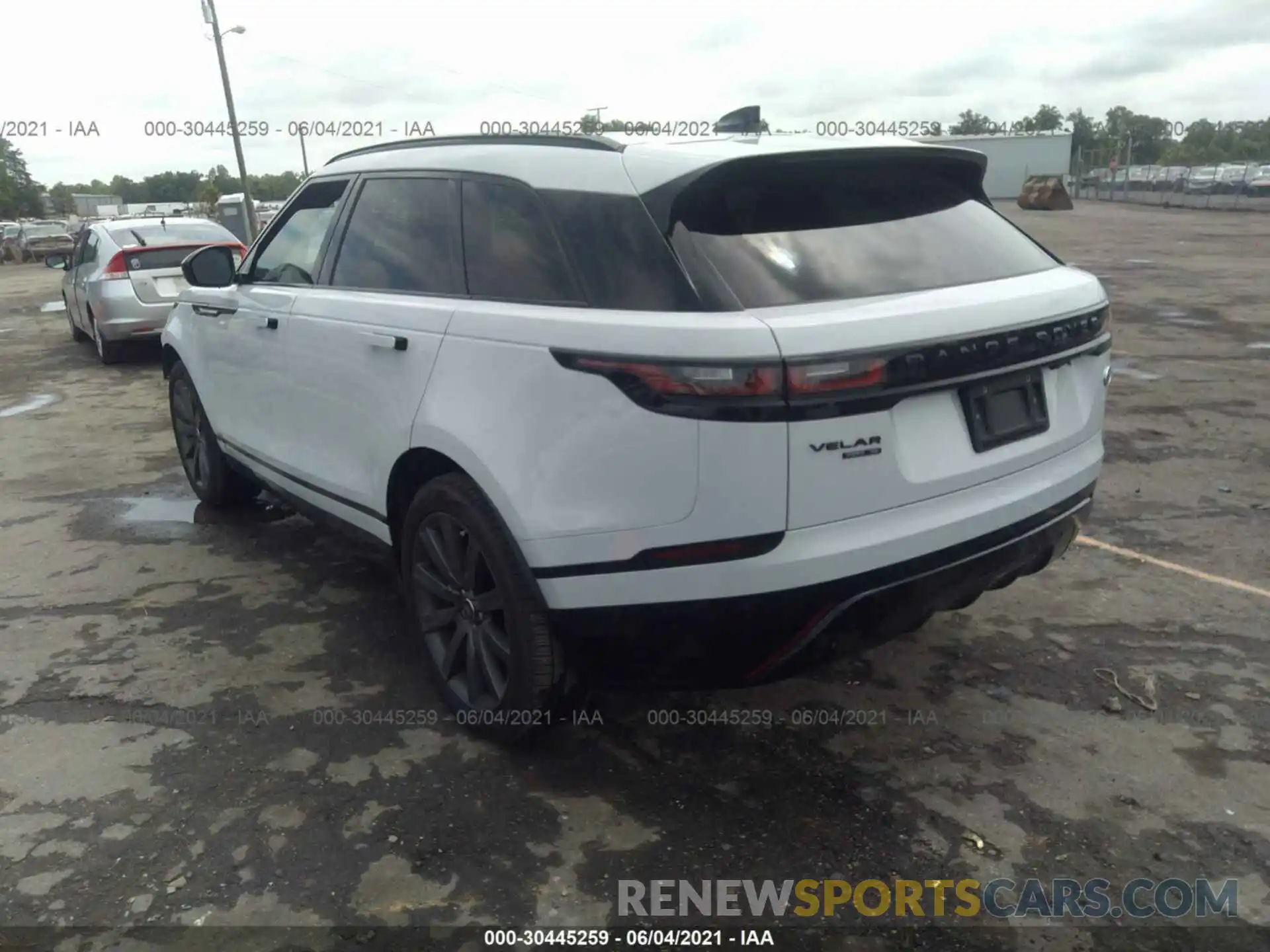 3 Фотография поврежденного автомобиля SALYL2EX2KA203201 LAND ROVER RANGE ROVER VELAR 2019