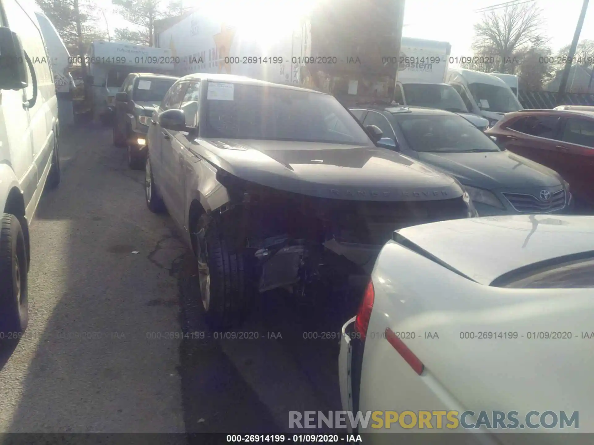 1 Photograph of a damaged car SALYL2EX2KA794033 LAND ROVER RANGE ROVER VELAR 2019