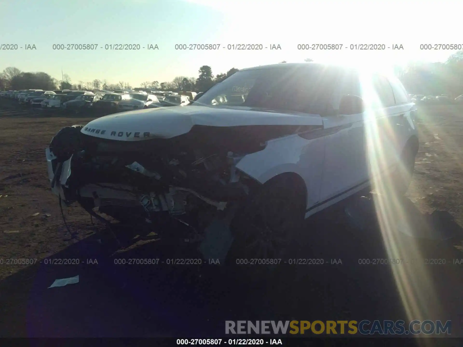 2 Photograph of a damaged car SALYL2EX3KA203577 LAND ROVER RANGE ROVER VELAR 2019